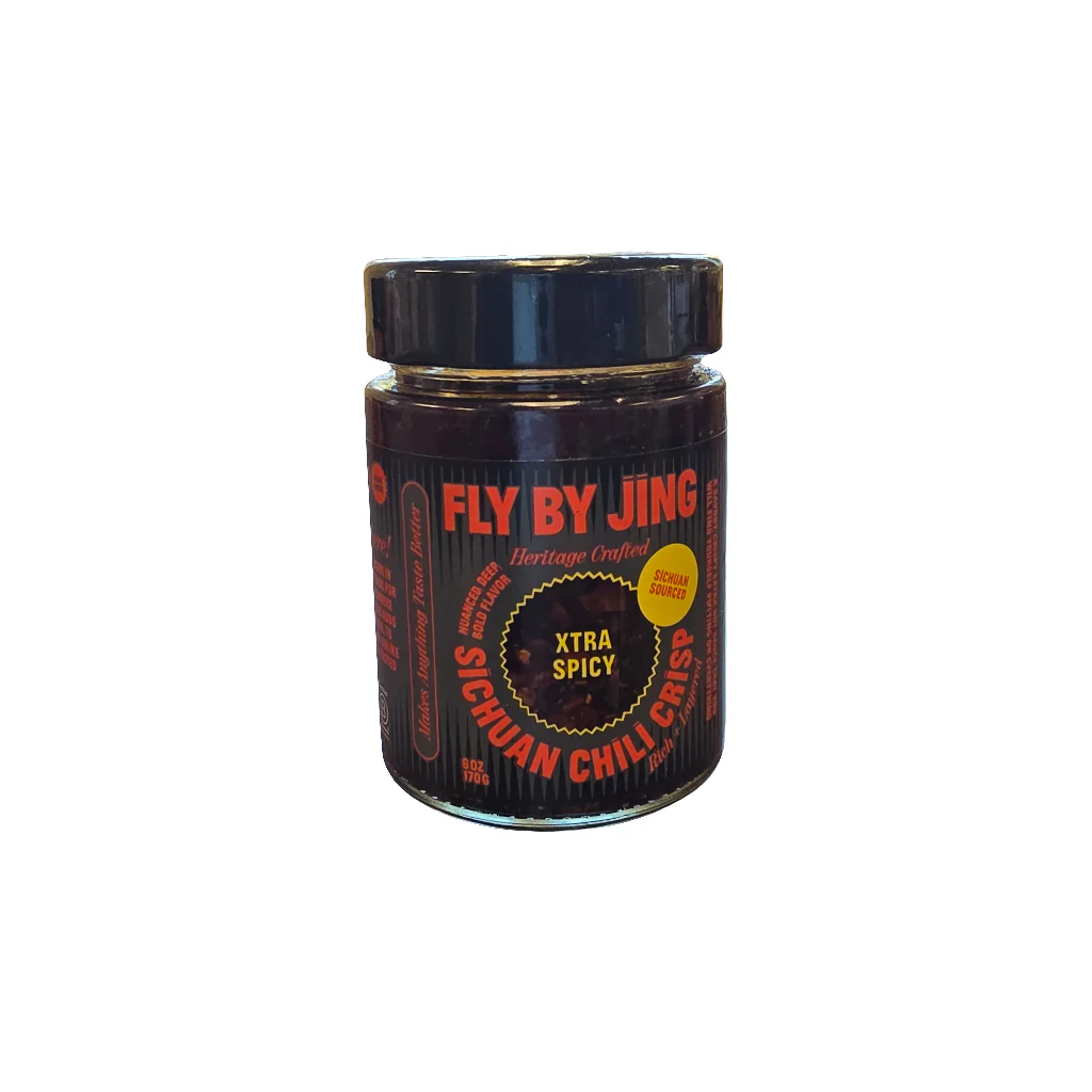 Fly By Jing Sichuan Chili Crisp Xtra Spicy Non GMO 6 Oz (170 g)