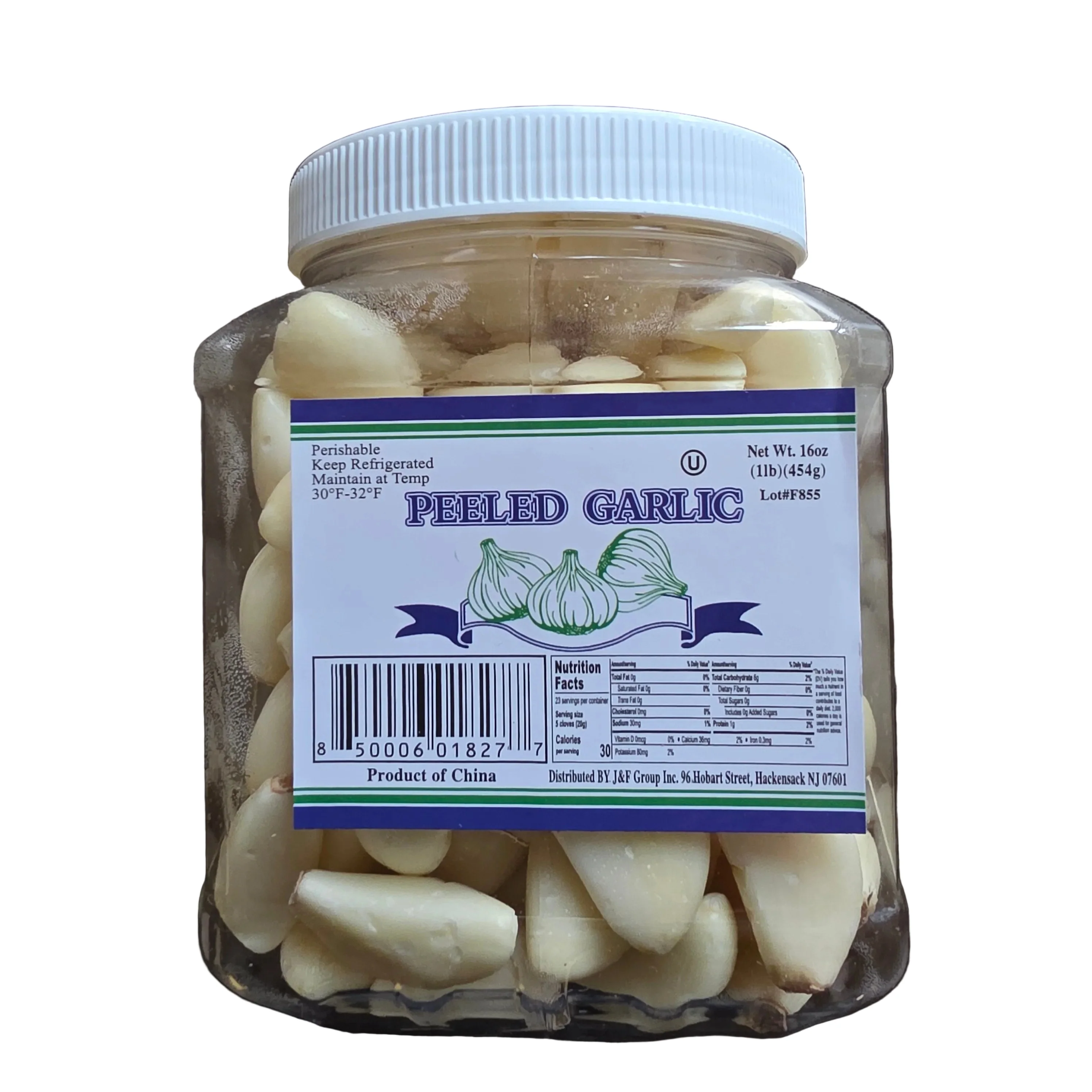 Fresh Peeled Garlic 1lb