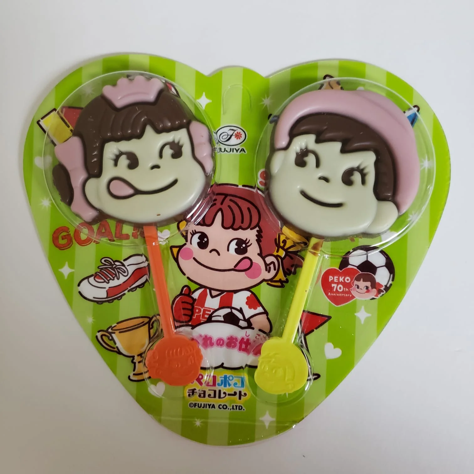Fujiya Chocolate Lolipop (Peko Poko) 24 g