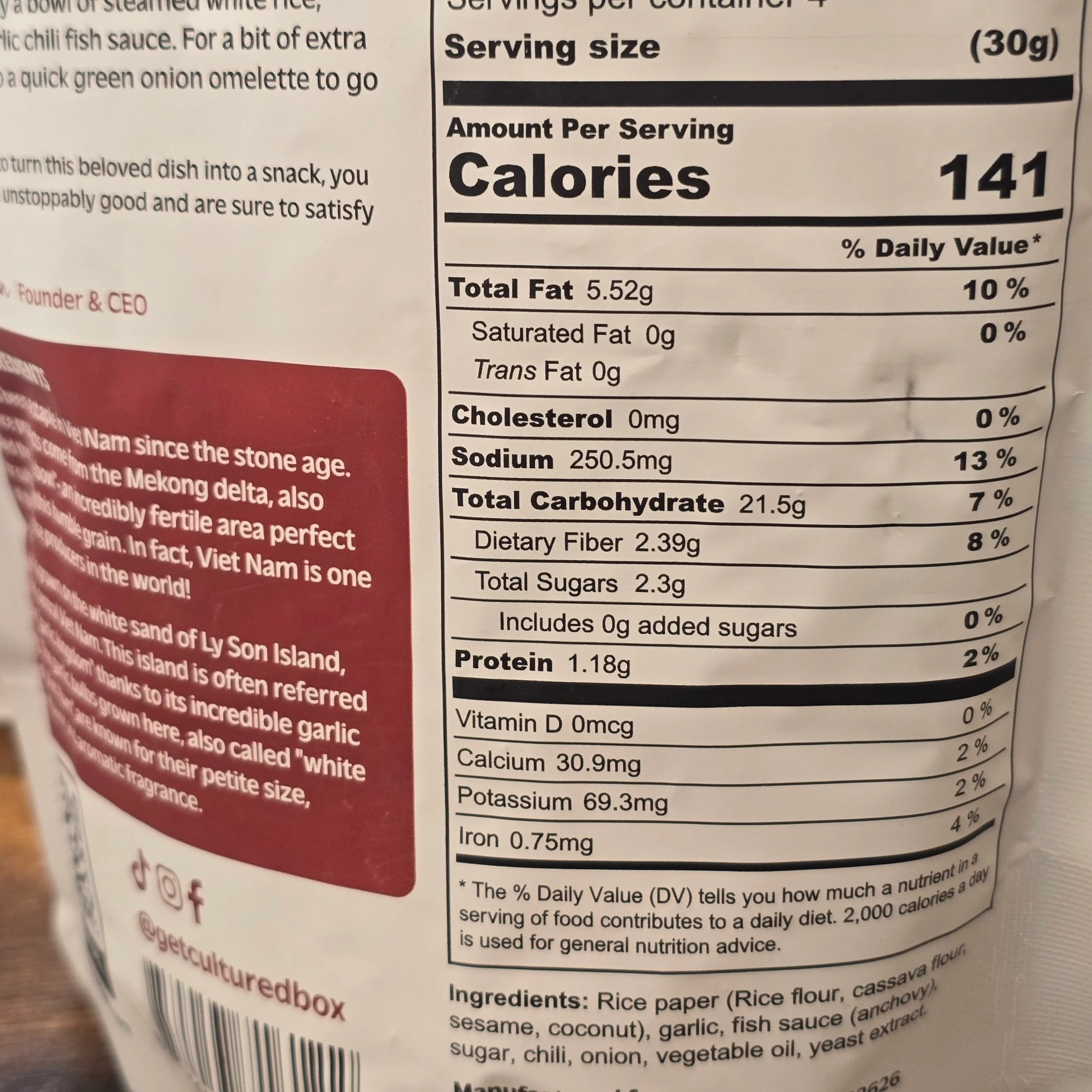 #Get Cultured Baked Rice Crackers 4.24 Oz - Image 4