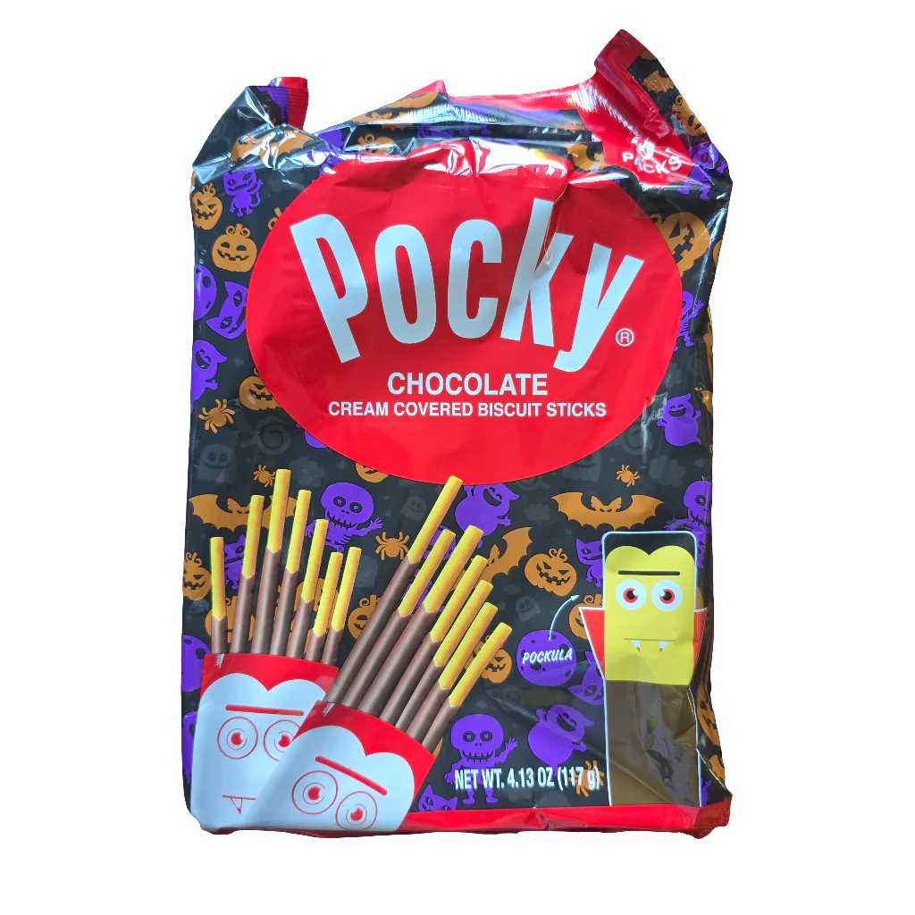 Glico Pocky Chocolate 9 Packs 117g Halloween Pockula