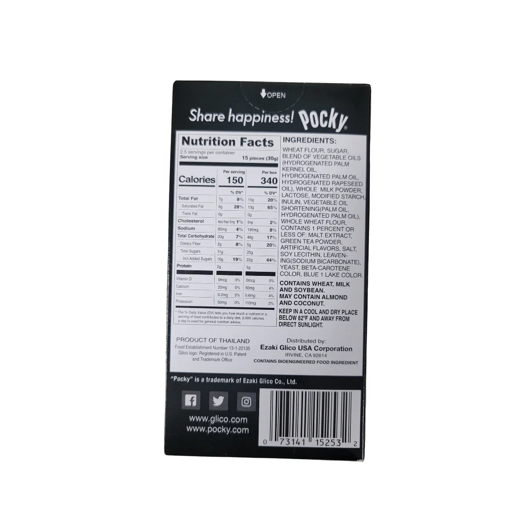 Glico Pocky Chocolate Green Tea 70 g - Image 2