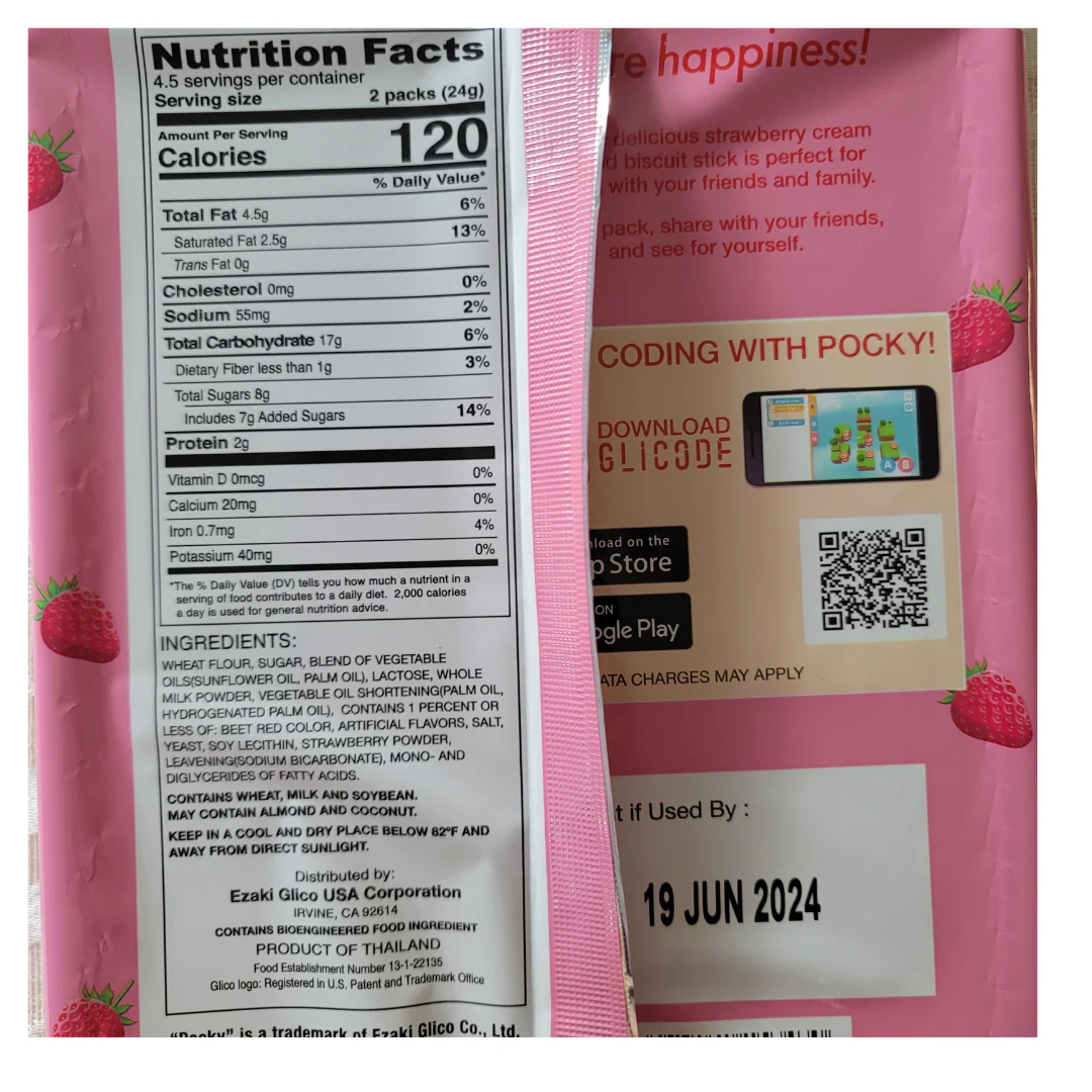 Glico Pocky Strawberry 9 Packs 108g - Image 2