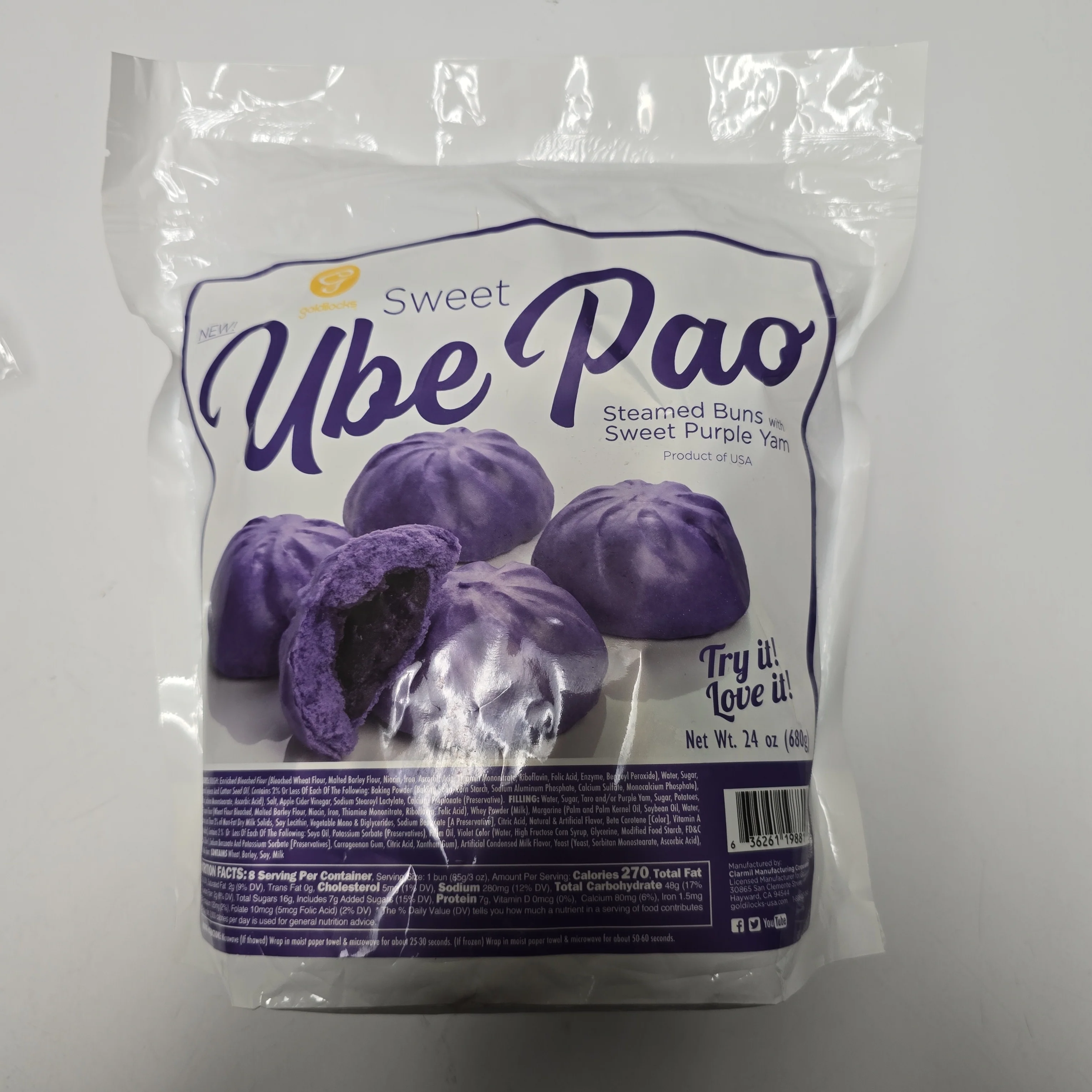 Goldilocks Sweet Ube Pao 680 g