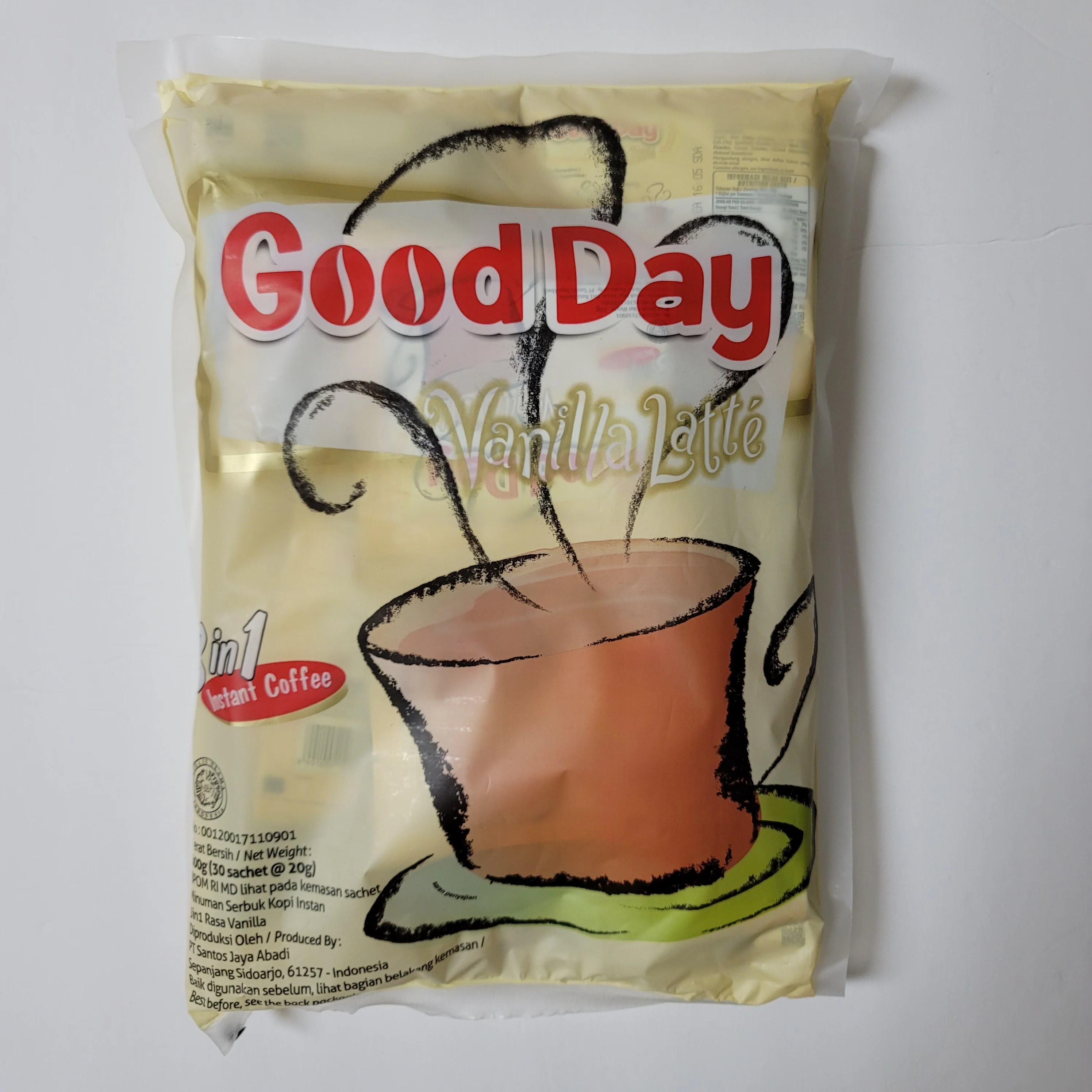 # Good Day - Vanilla Latte Instant Coffee (30x20g)