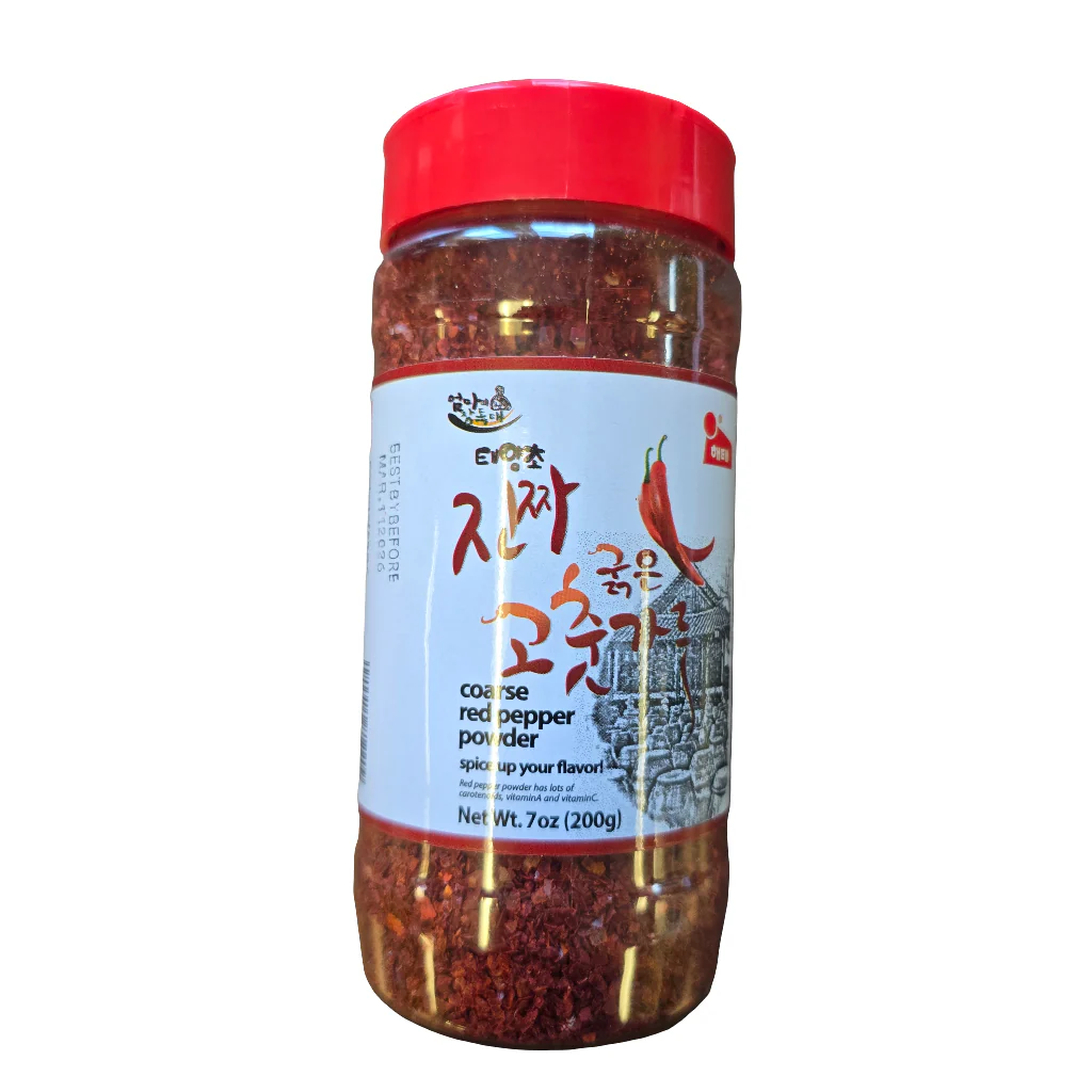 Haitai Coarse Gochugaru Hot Pepper Flakes Chili Powder 7 oz