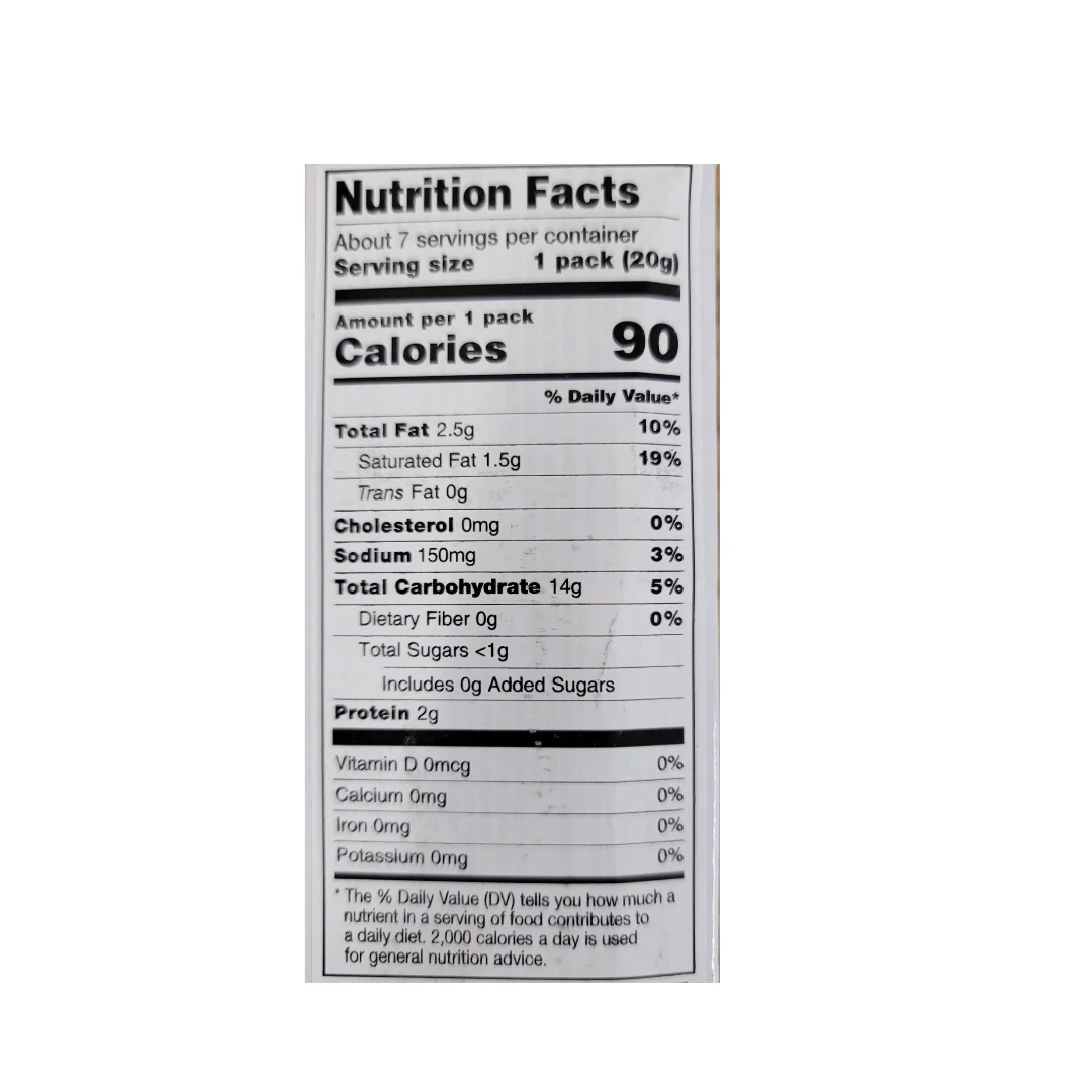 Haitai Saltine Crackers 6 pcs x 7 packs - 141 g - Image 2