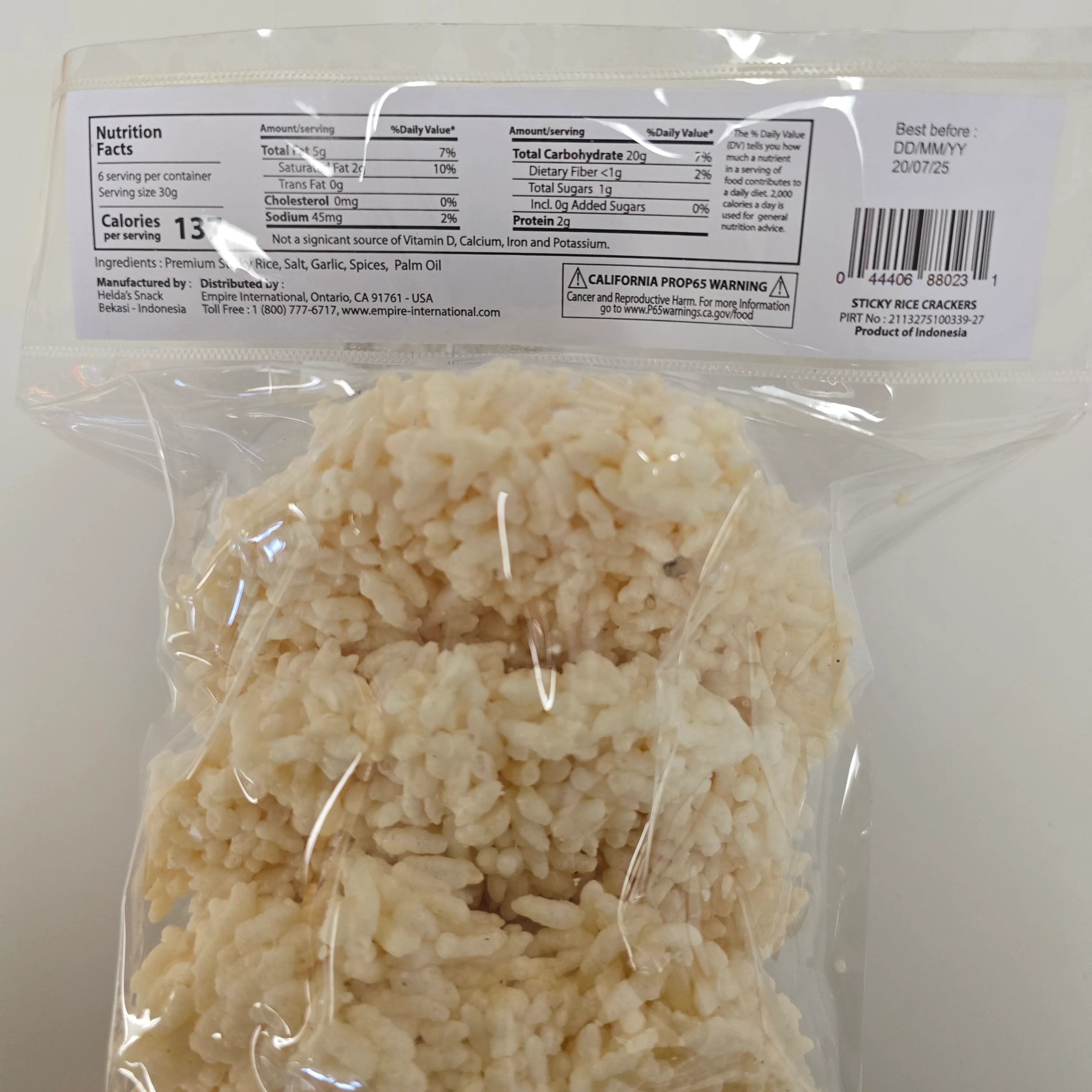 Helda Rengginang Sticky Rice Crackers 180 g - Image 2