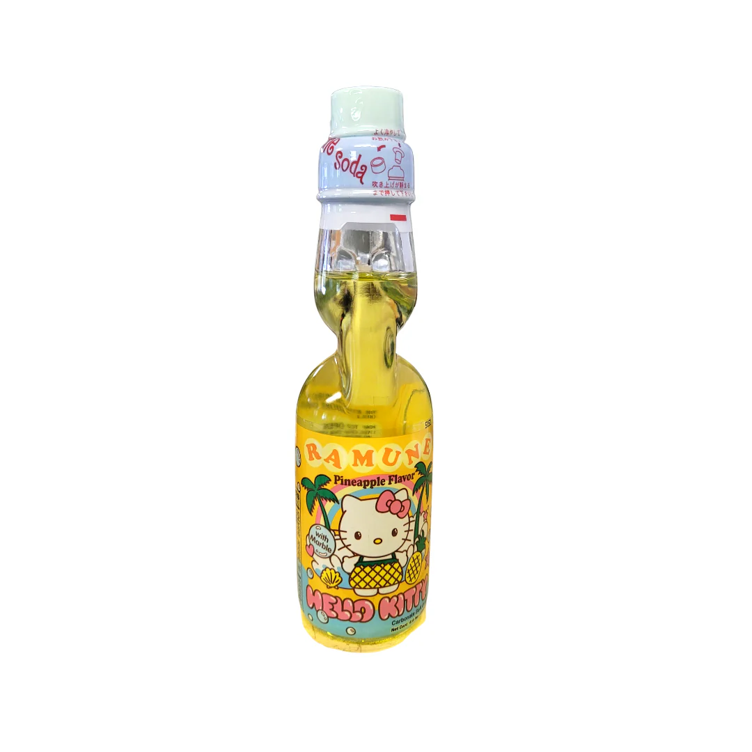 Hello Kitty Ramune Soda Pineapple Flavor 200 ml