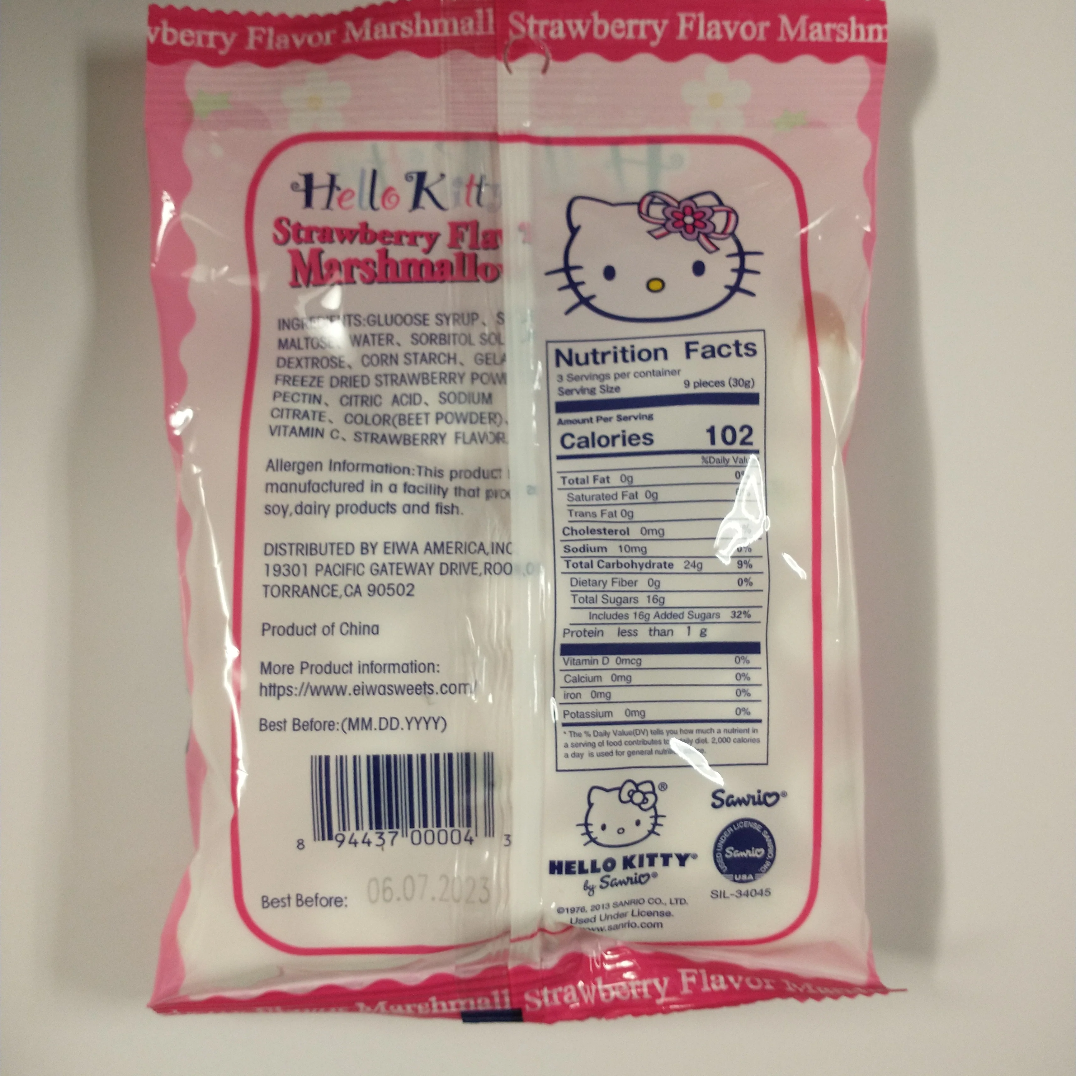 Hello Kitty Strawberry Marshmallow 90 g - Image 2