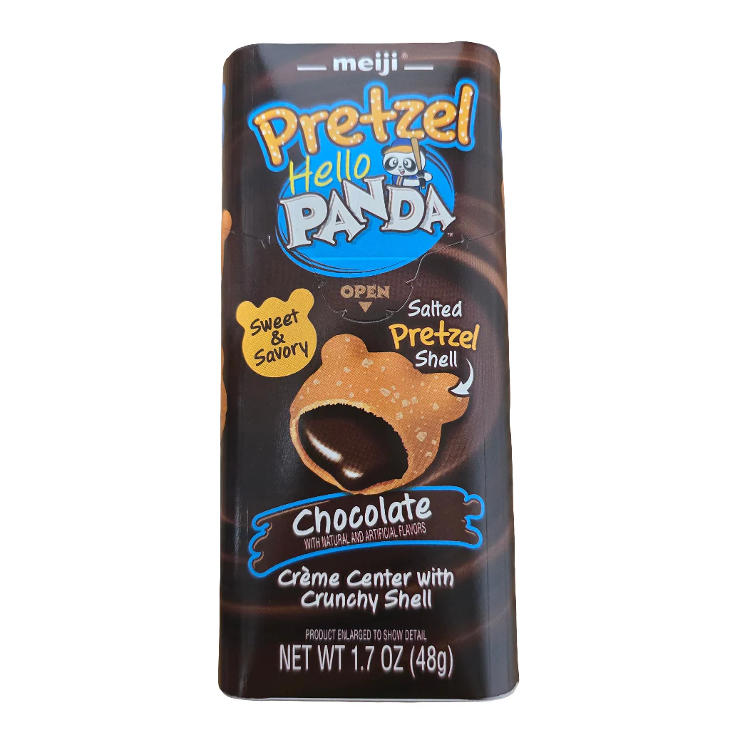 Hello Panda Pretzel Chocolate Filling Cookies 1.7oz