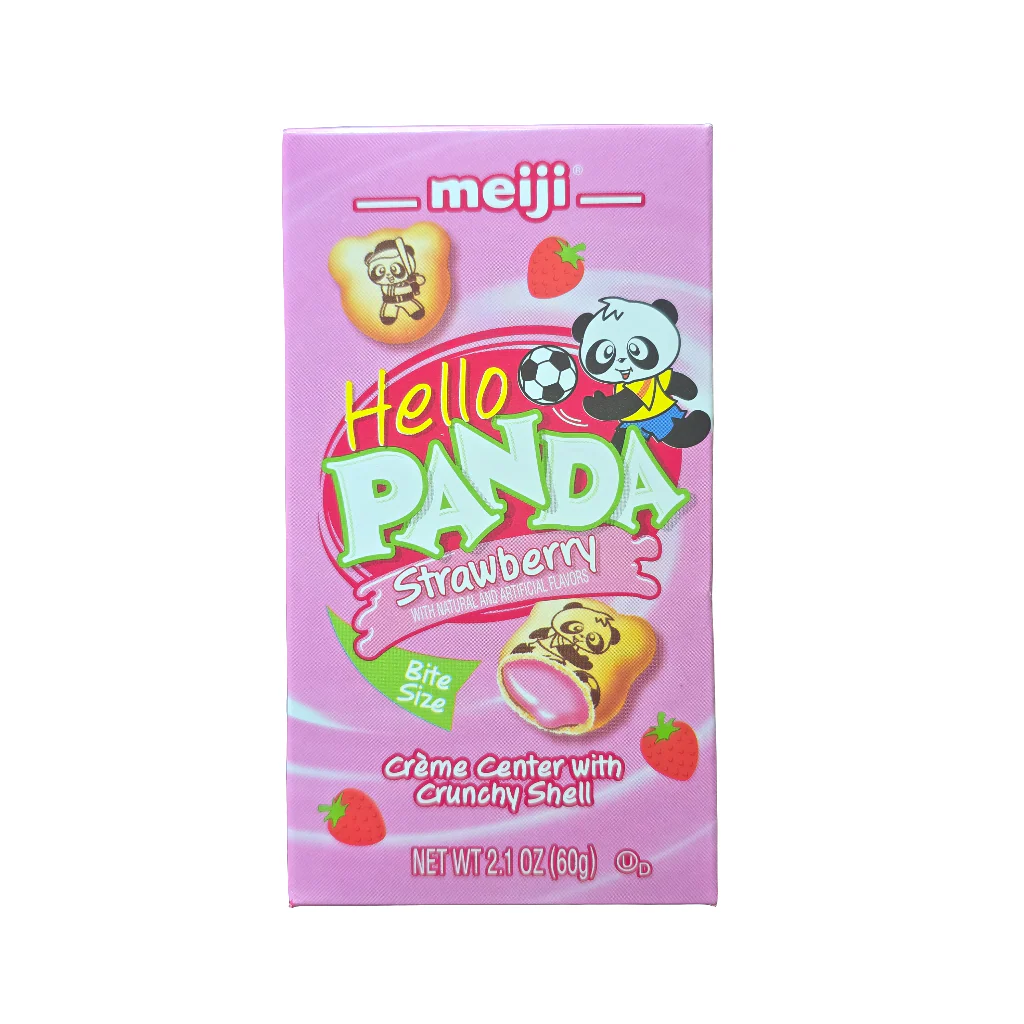 Hello Panda Strawberry Filling Cookies 60 g