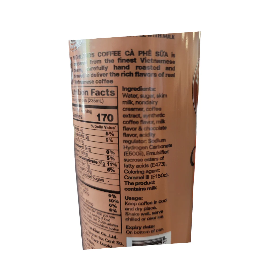 # Highlands Ca Phe Sua Milk Coffee 7.9 Oz - Image 2