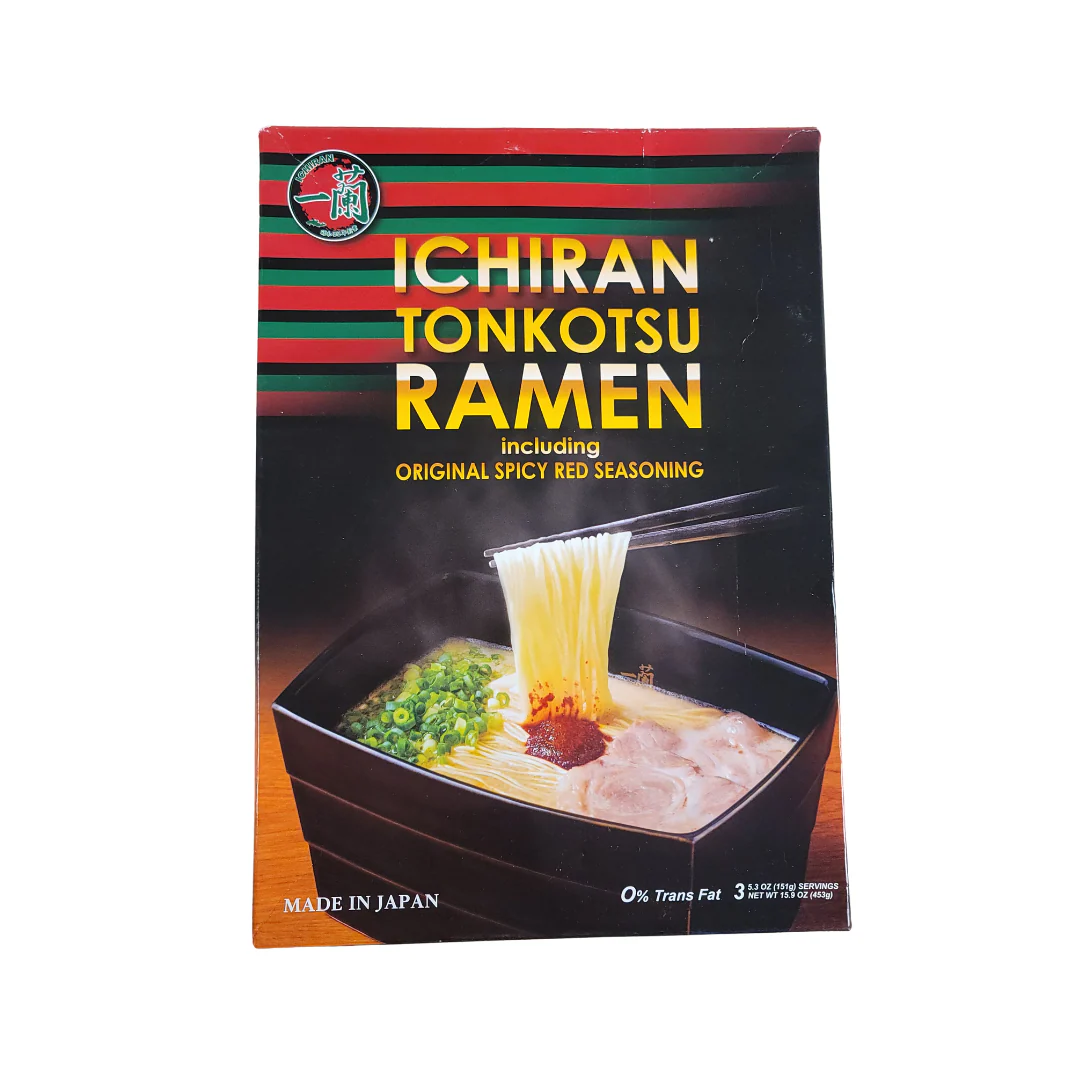 Ichiran Ramen Japanese Hakata Tonkotsu Spicy Red 3 x 5.3 Oz