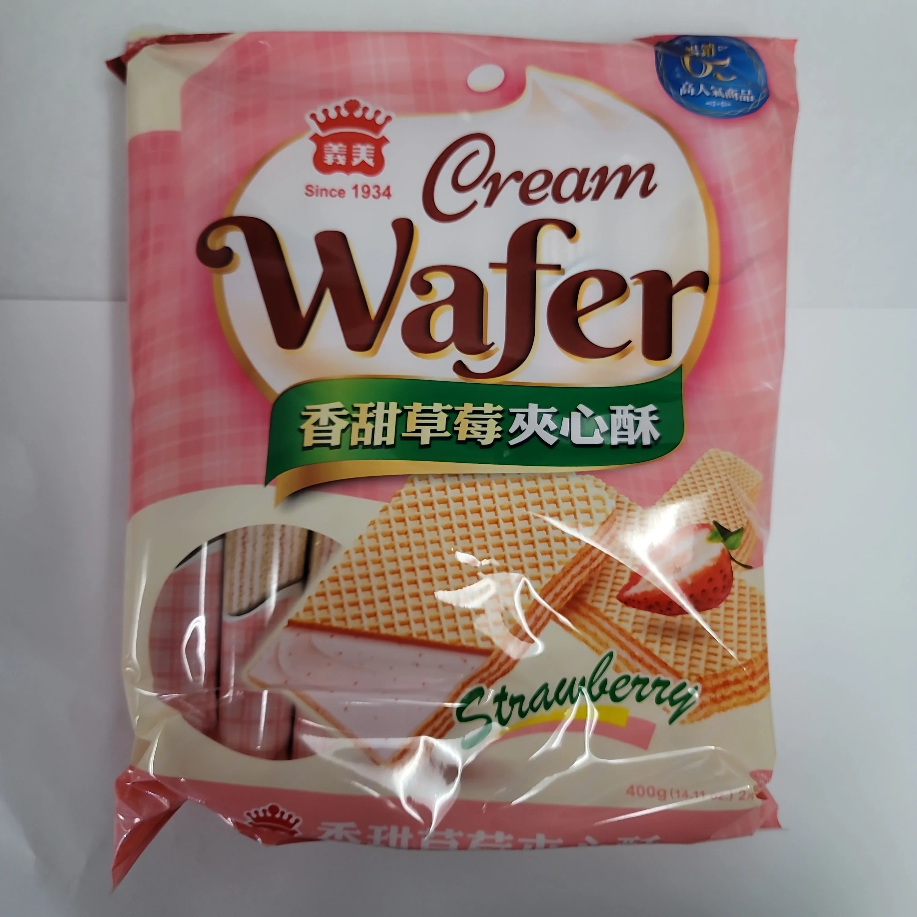 Imei Cream Wafer Strawberry 400 g