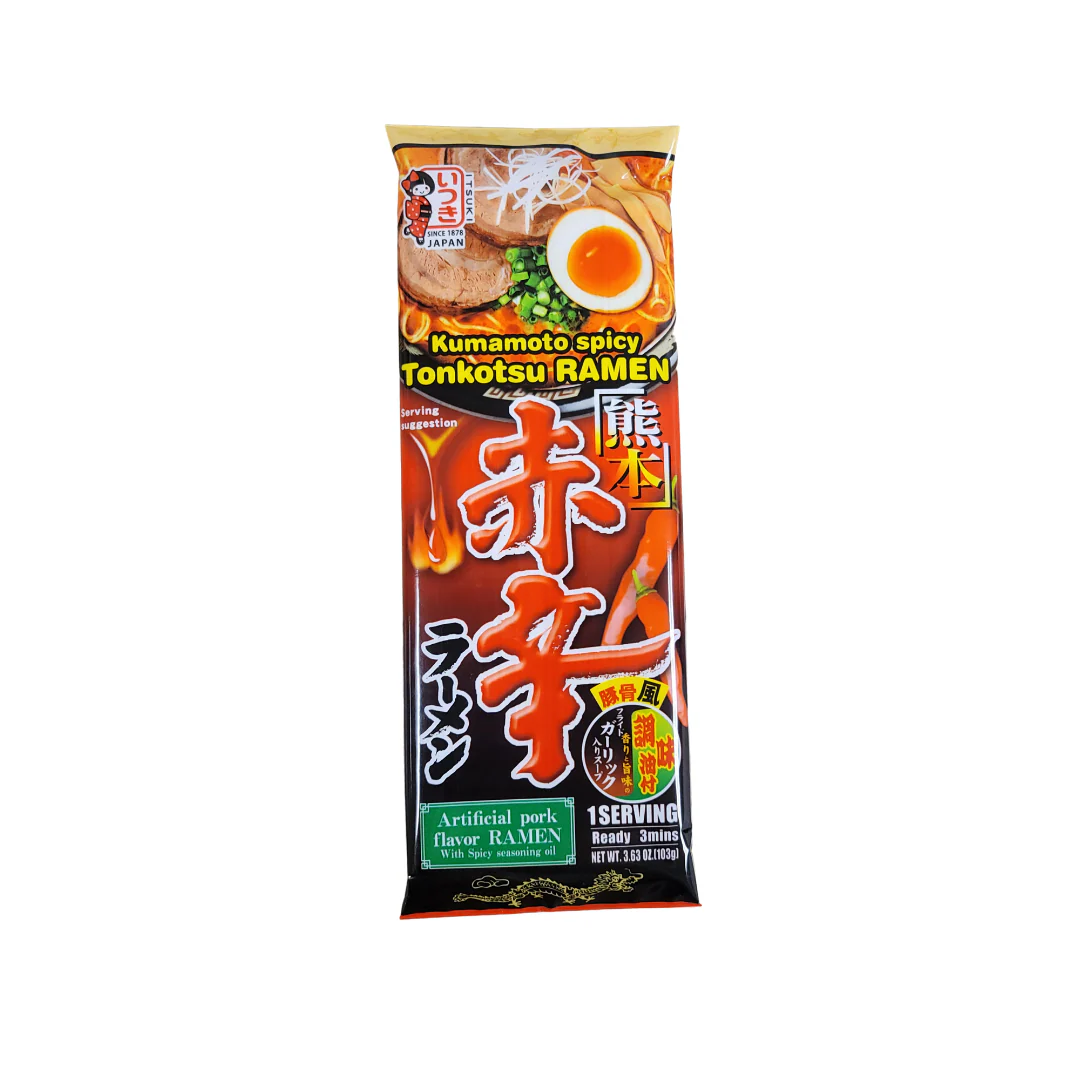 Itsuki Spicy Kumamoto Tonkotsu Ramen 103 g (3.63 oz)