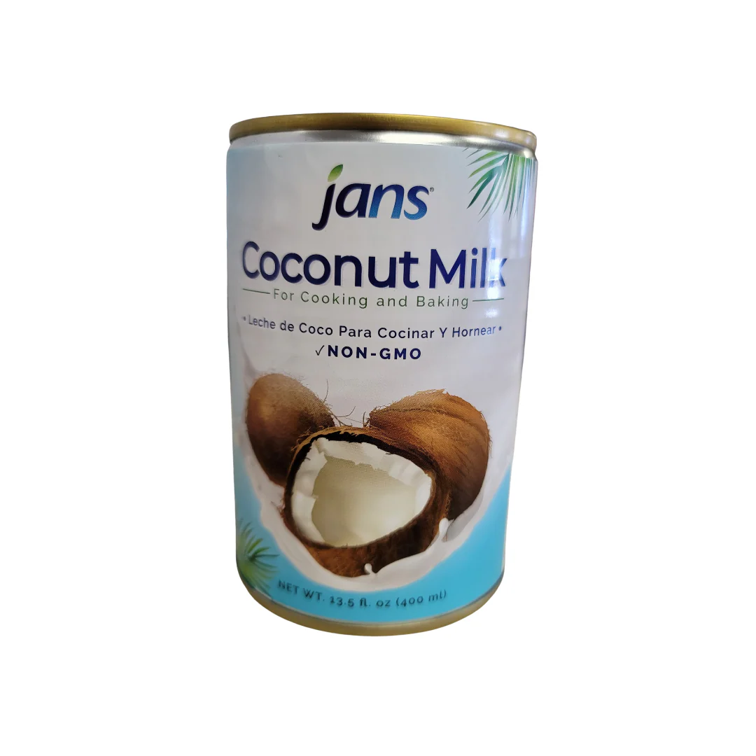 Jans Coconut Milk 17% Fat 13.50 Oz (400 ml)
