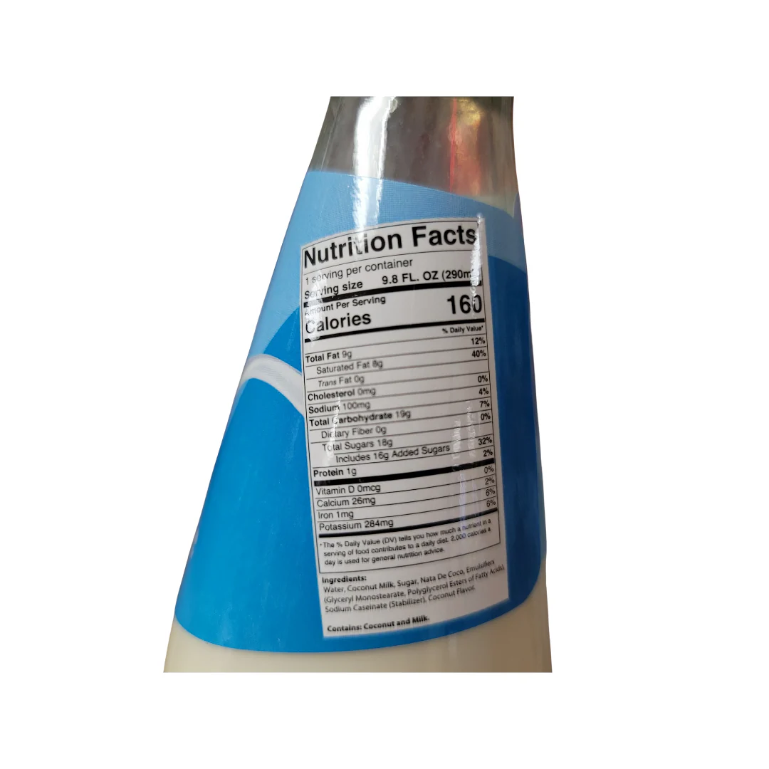 Jans Coconut Milk Drink with Nata De Coco Original 9.8 Oz - Image 2