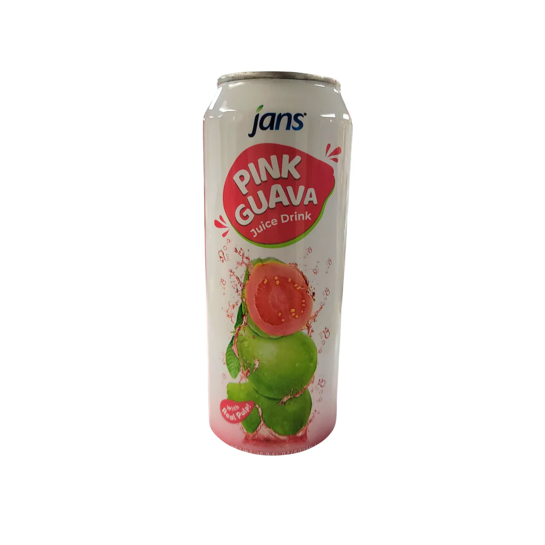 # Jans 30% Pink Guava Juice Drink With Pulp 16.9 Oz (Can)