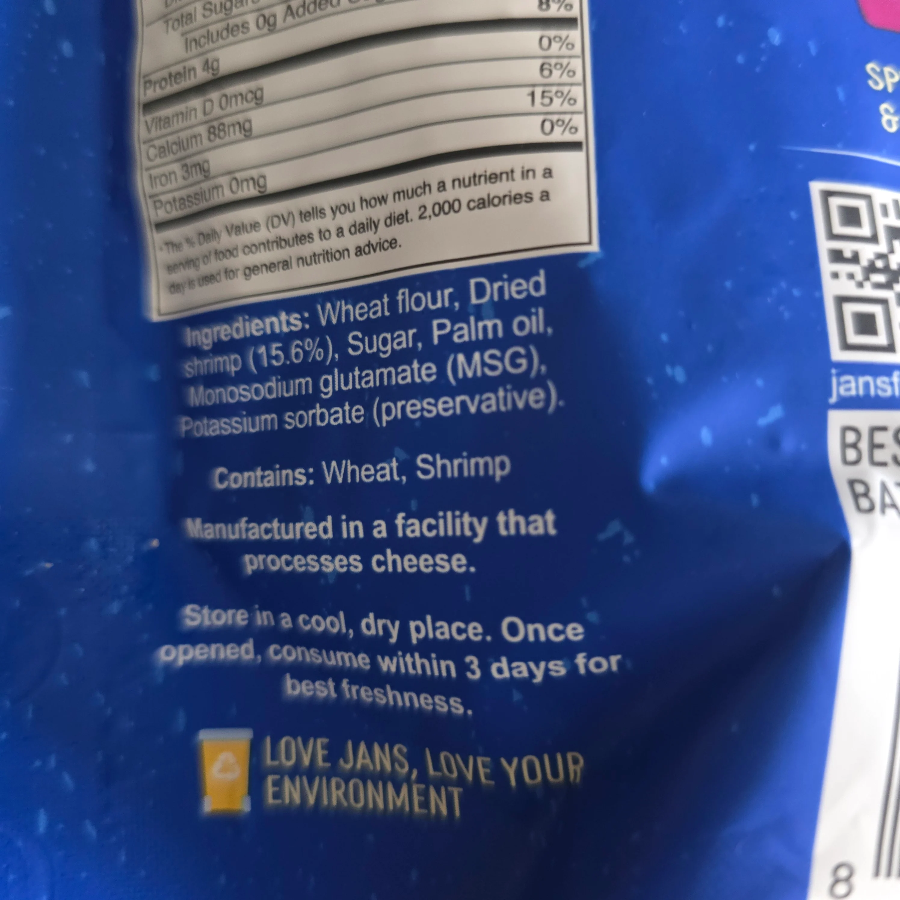 Jans Spring Roll Original Flavor 5.29 Oz (150 g) - Image 3