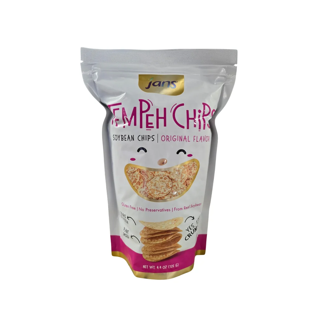 # Jans Tempeh Soybean Chips Original 4.4 Oz (125 g)