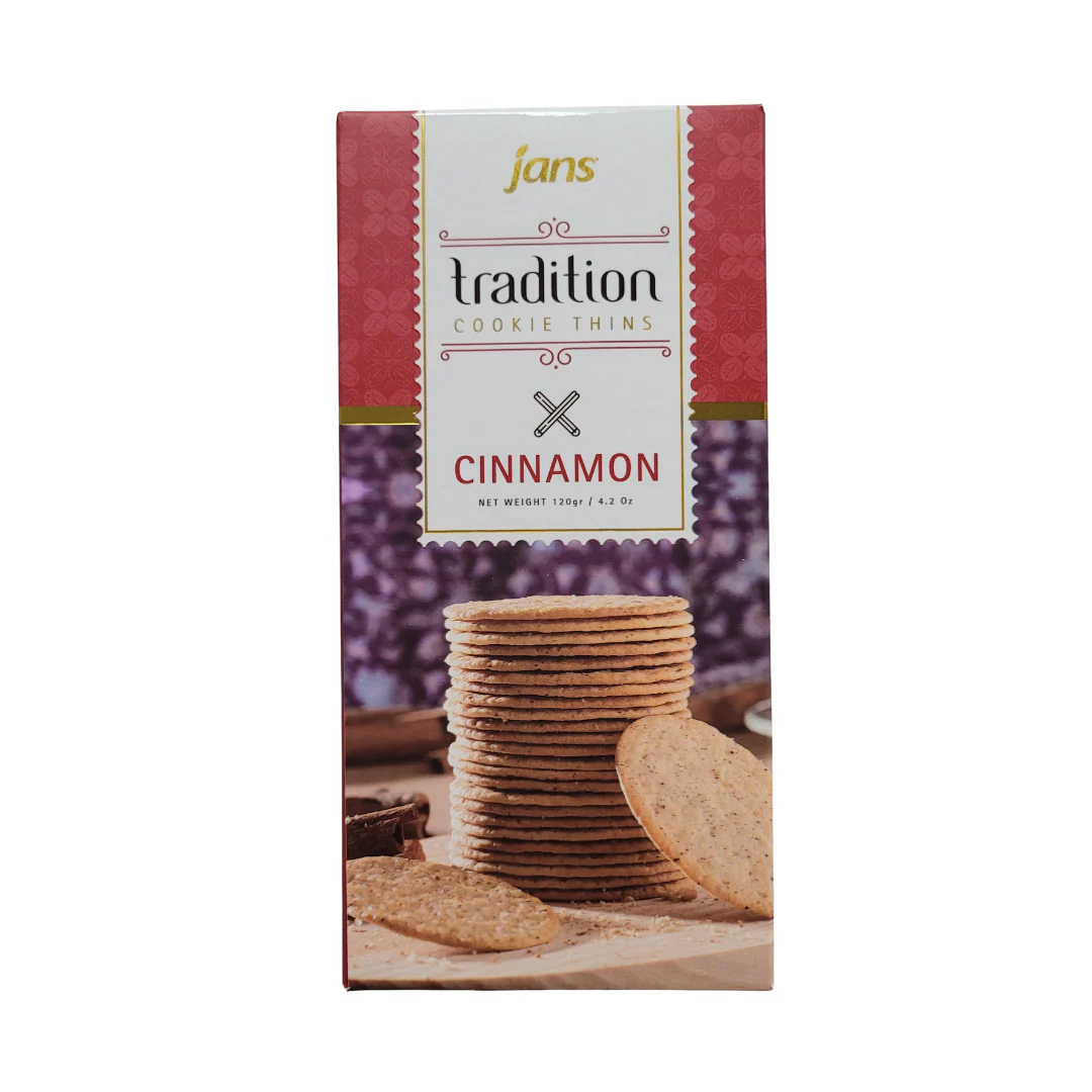 Jans Tradition Cookie Thins - Cinnamon Flavor 4.23 Oz