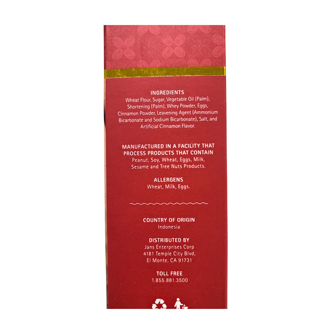 Jans Tradition Cookie Thins - Cinnamon Flavor 4.23 Oz - Image 3
