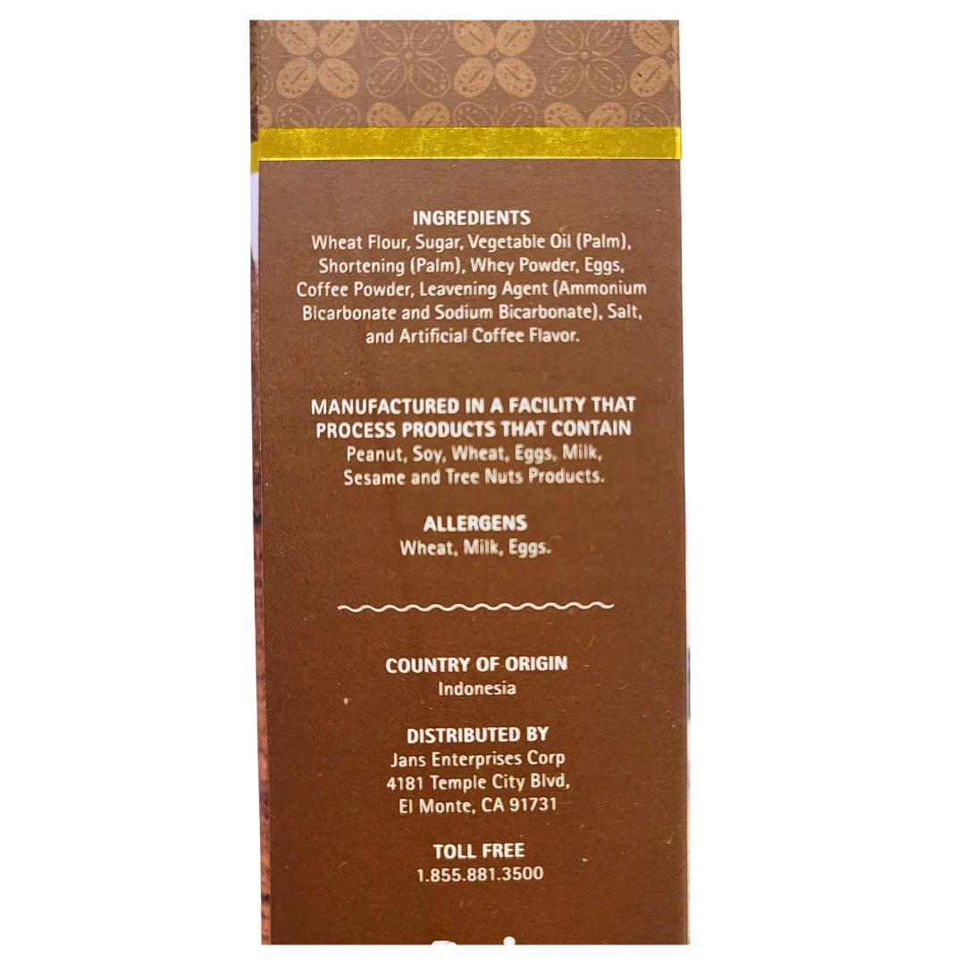 Jans Tradition Cookie Thins - Coffee Flavor 4.23 Oz - Image 3