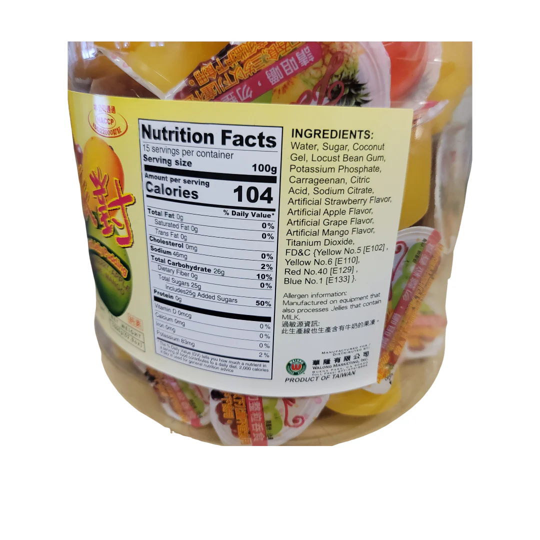 Jin Jin Assorted Fruit Jelly Pudding 52.9 oz (1500 g] - Image 2