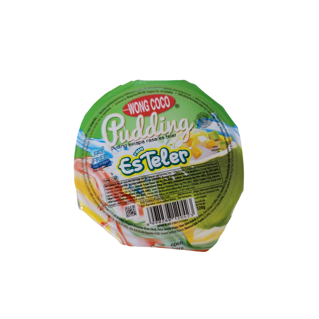 Wong Coco Pudding Es Teler Flavor 120 g