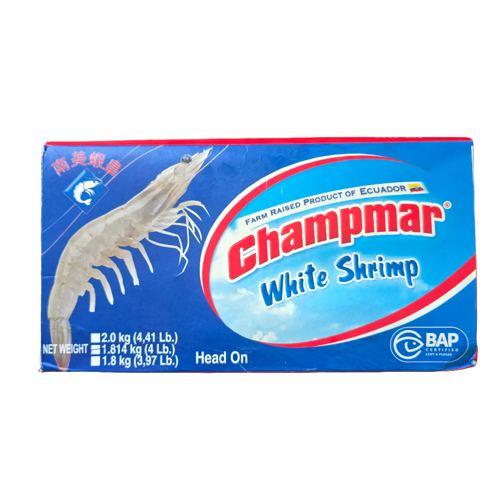 Champmar King-Sized White Shrimp Frozen (40-50ct) 4 lb