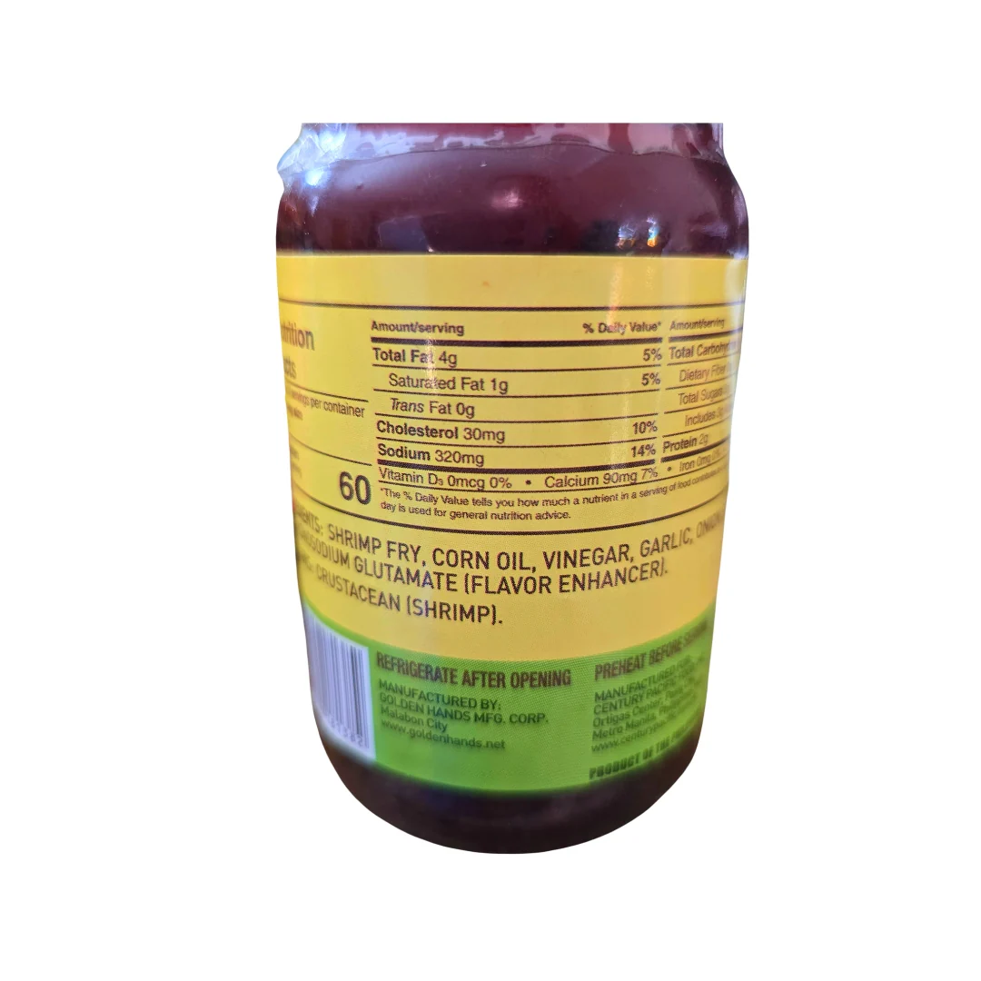 Kamayan Ginisang Bagoong Sauteed Shrimp Paste Regular 250 g - Image 2