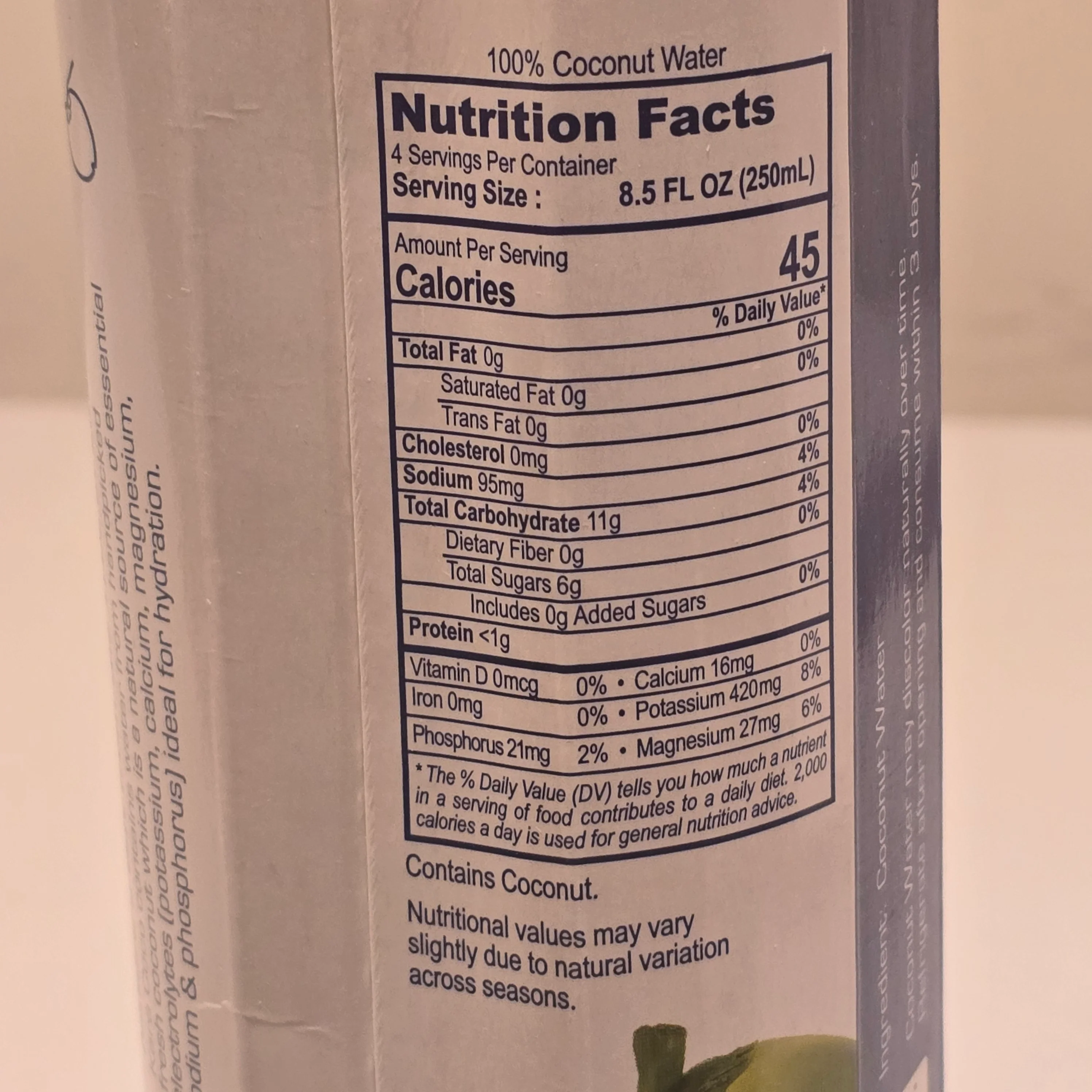 Kara Coconut Water 1000 ml (33.8 Oz) - Image 2