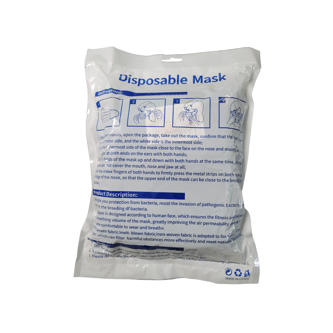 Kids Disposable Face Mask 100 pcs Navy - Image 2