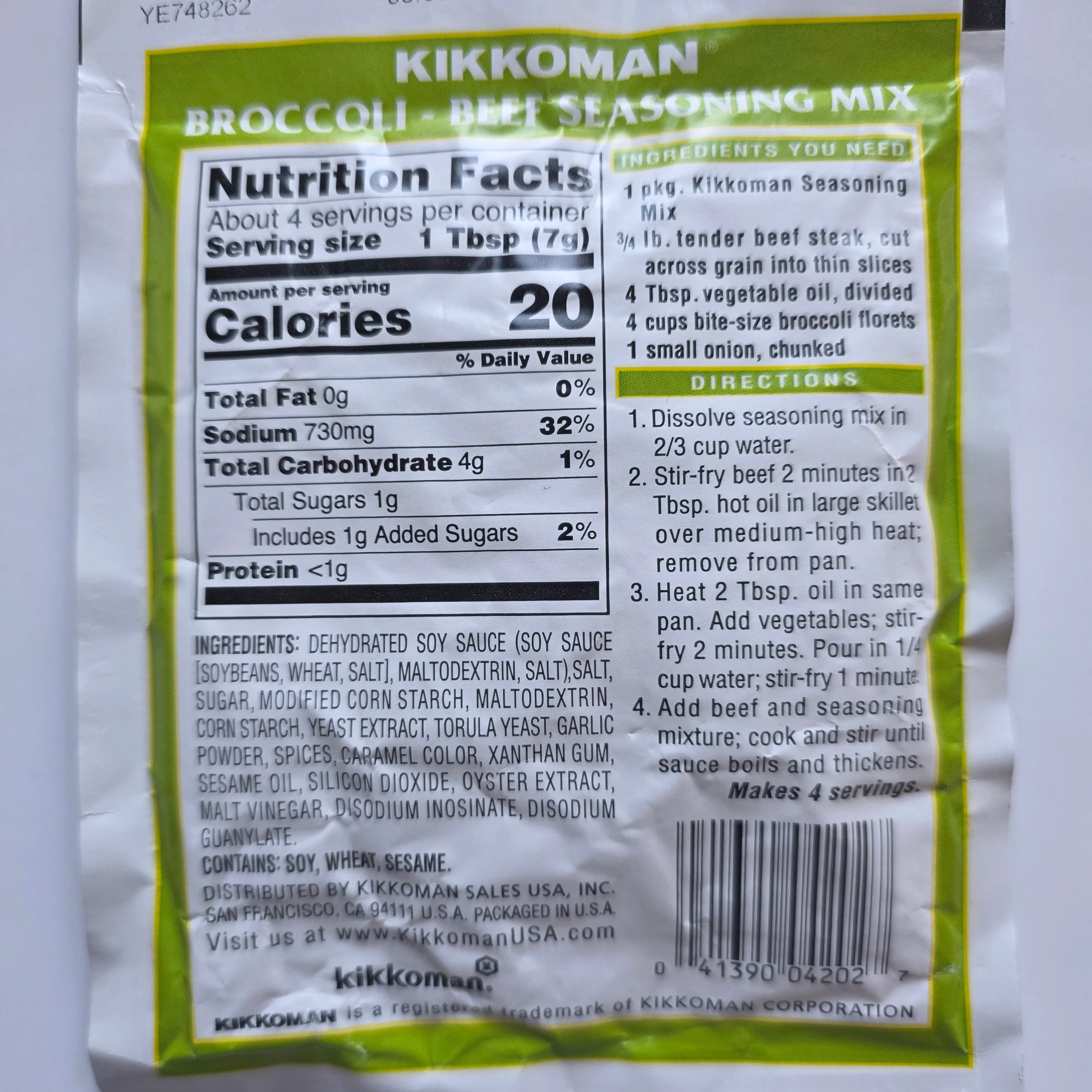 Kikkoman Broccoli  Beef  Mix 1 Oz - Image 2
