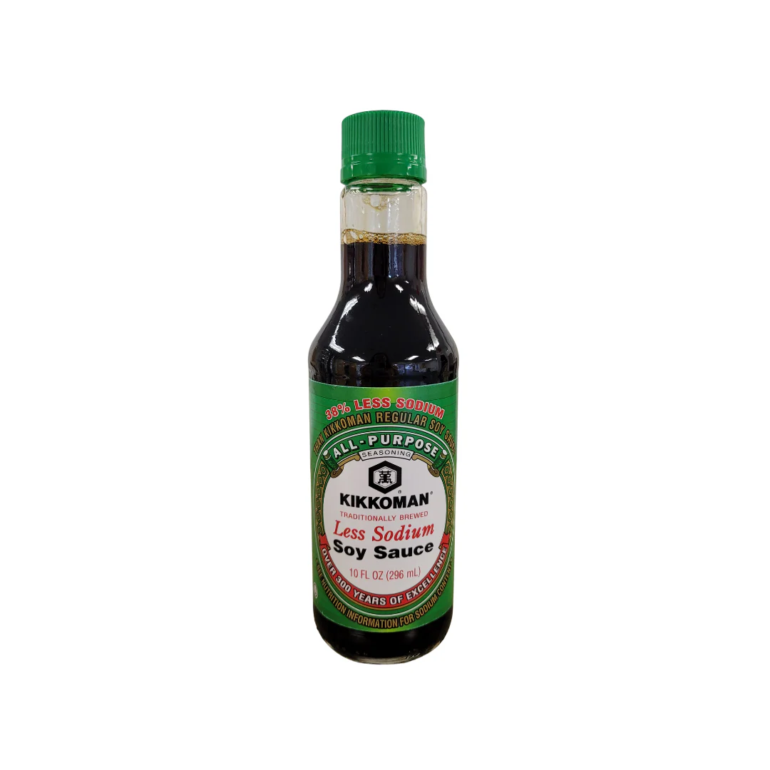 Kikkoman Soy Sauce Less Sodium 10 fl oz (296 ml)