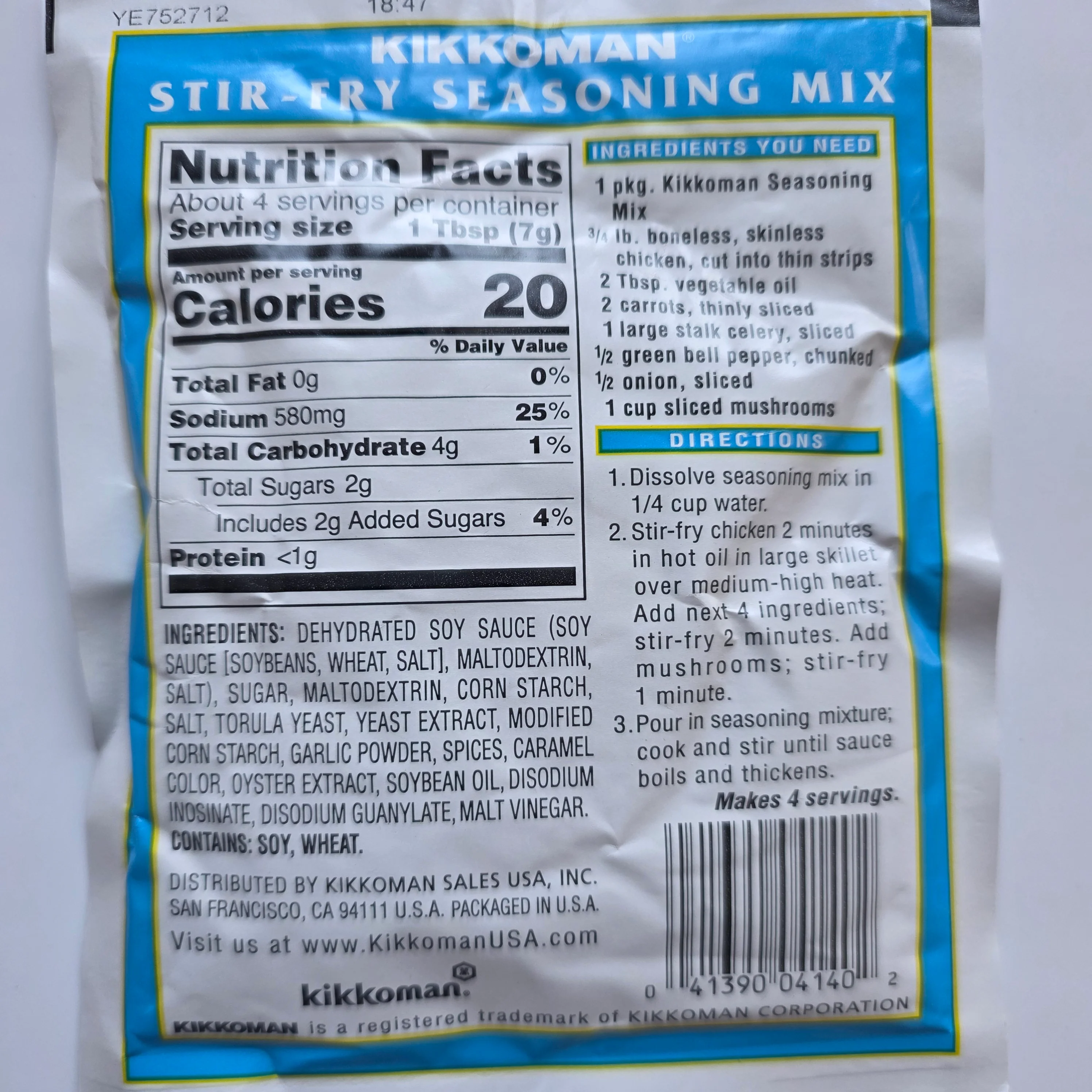 Kikkoman Stir Fry Mix 1 Oz - Image 2