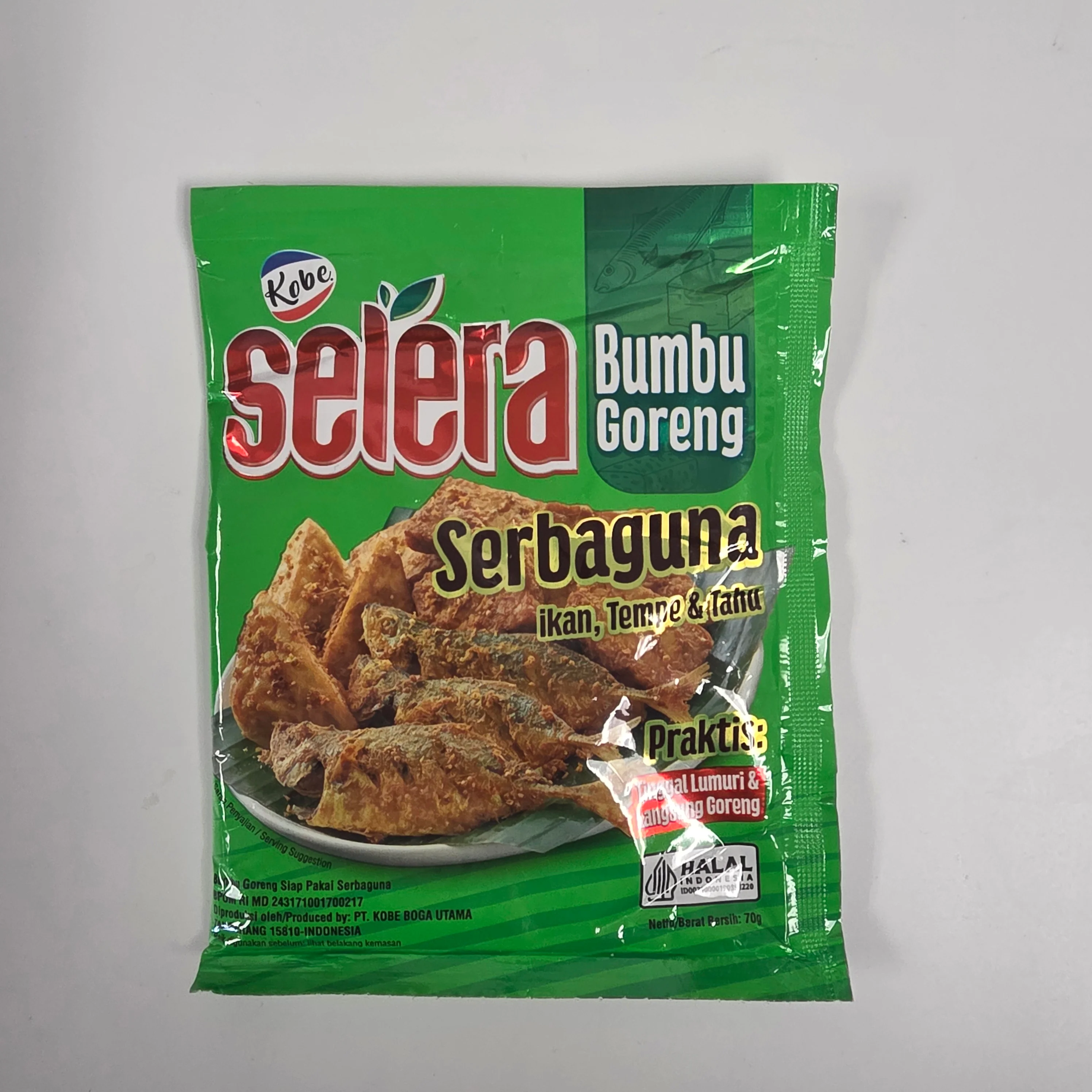 Kobe Selera Bumbu Goreng Serbaguna Ikan Tempe Tahu  2.4oz (70gr)