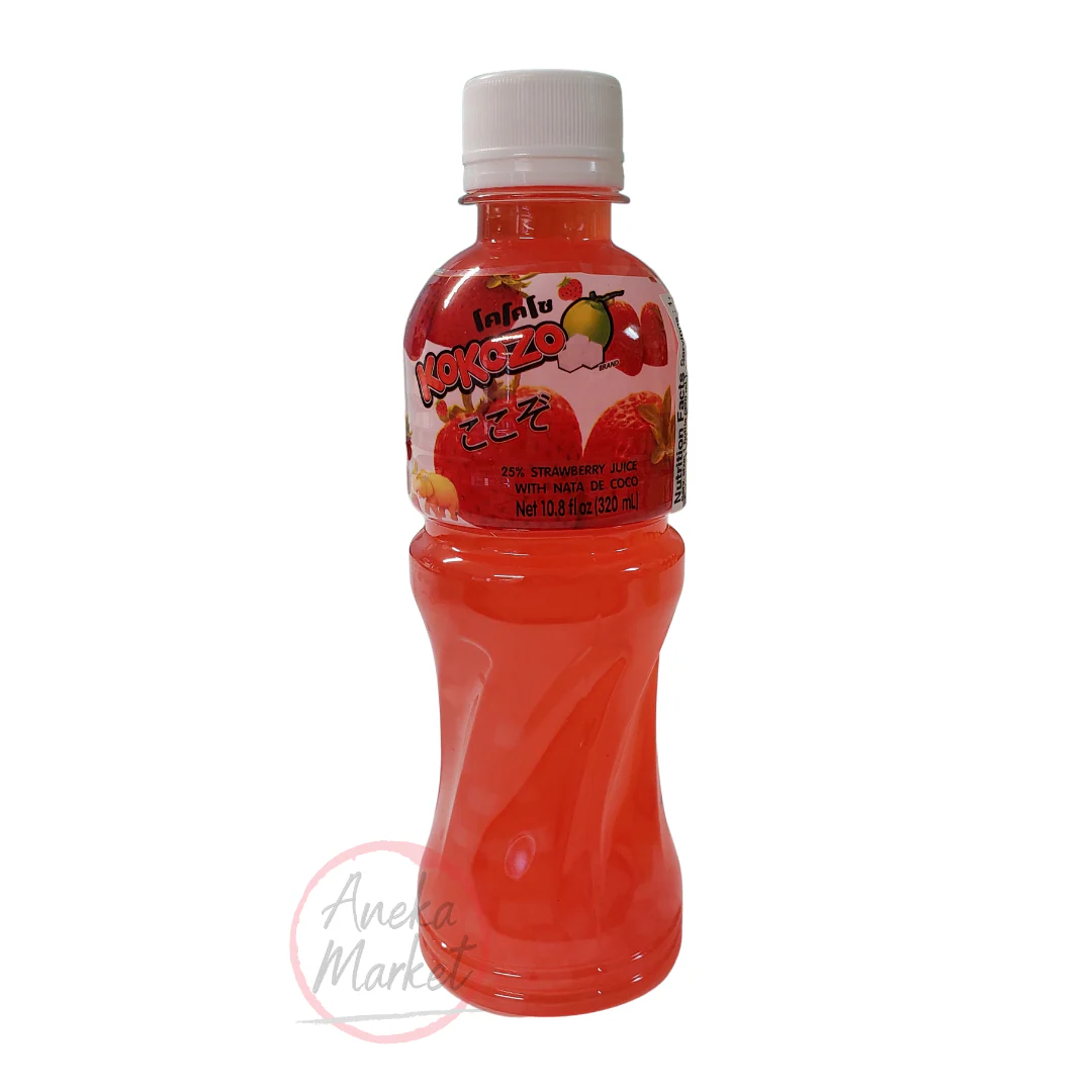 #Kokozo Strawberry Juice with Nata De Coco 10.8 oz