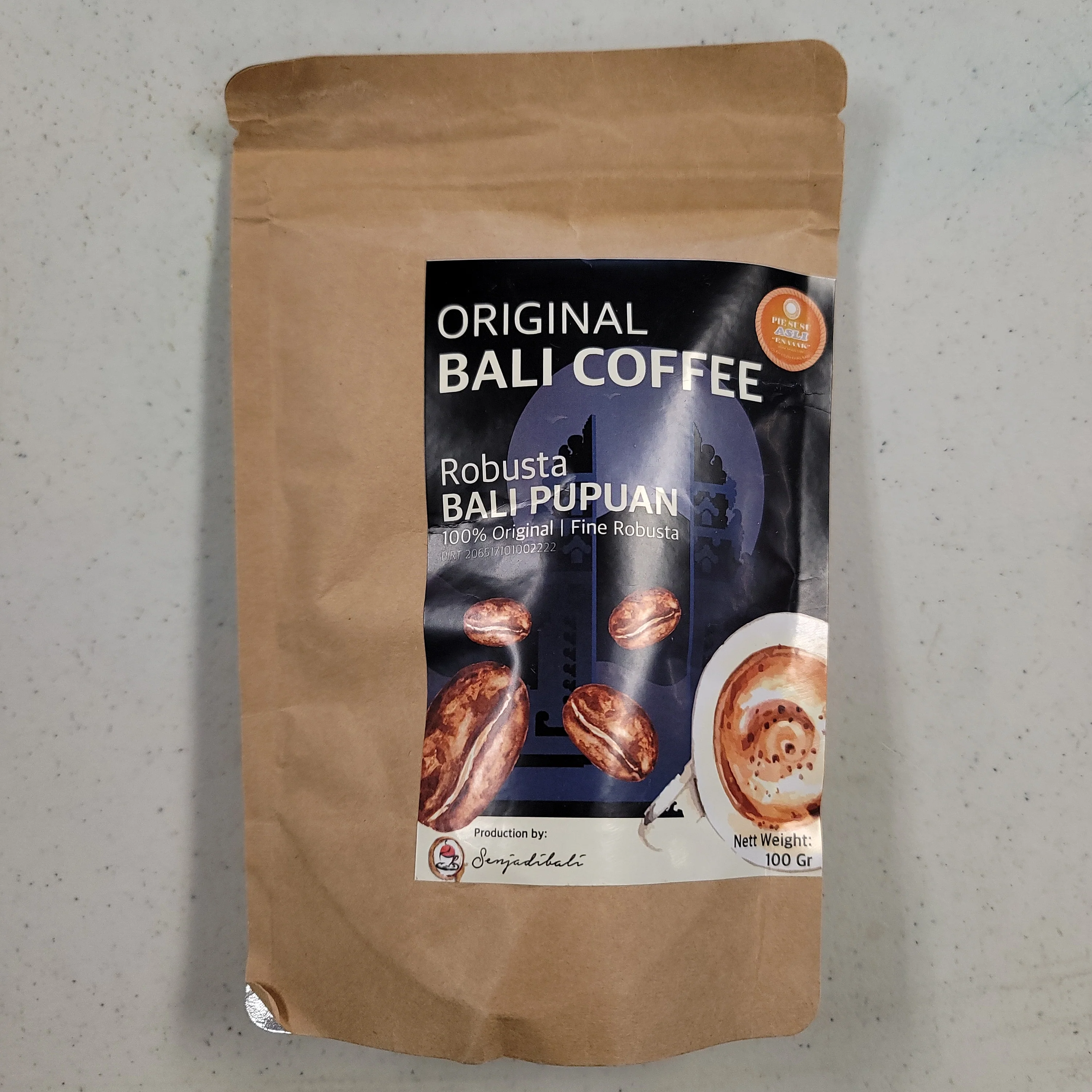 Kopi Robusta Bali Pupuan 100 g