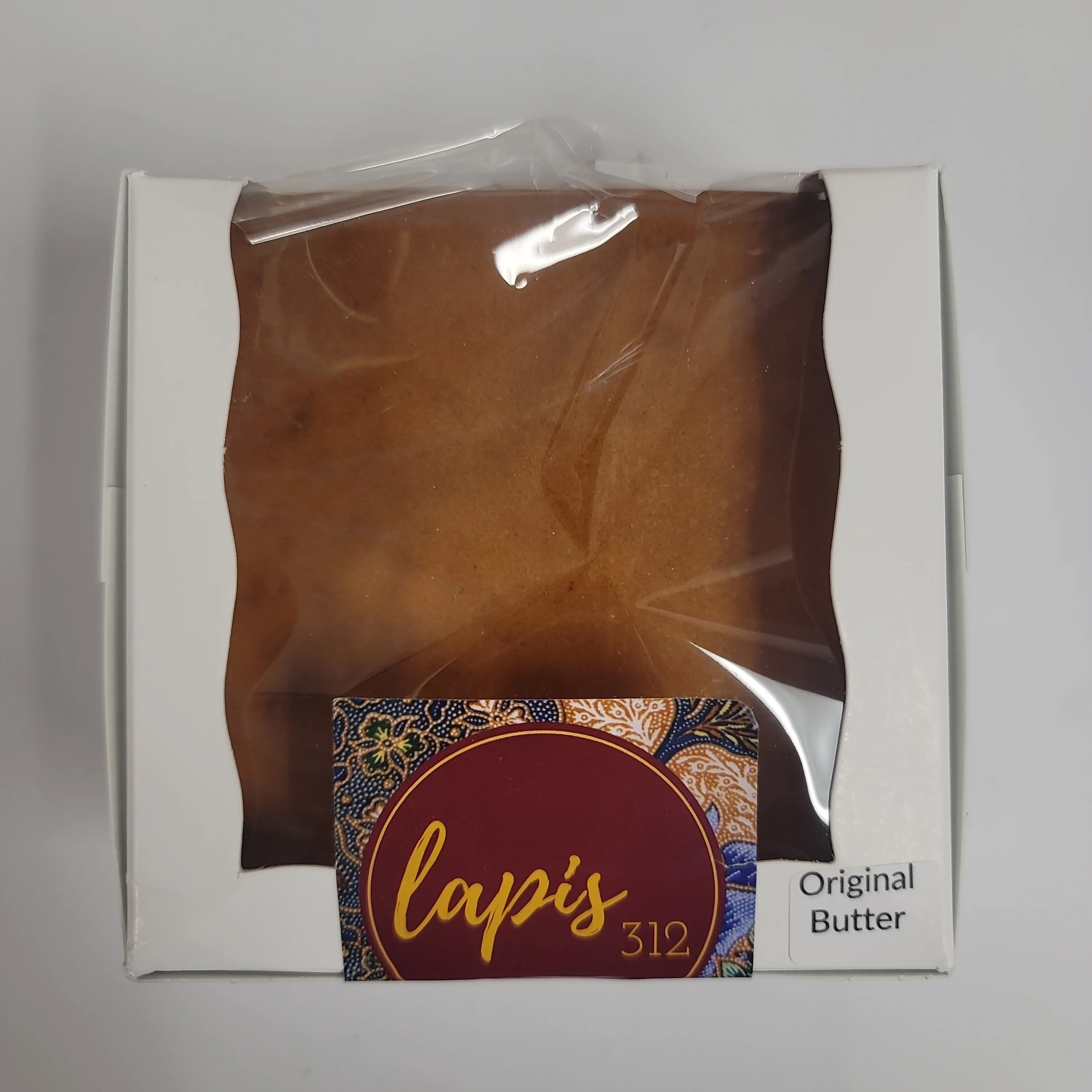 Lapis 312 Kue Lapis Legit 4" x 4" Original Butter