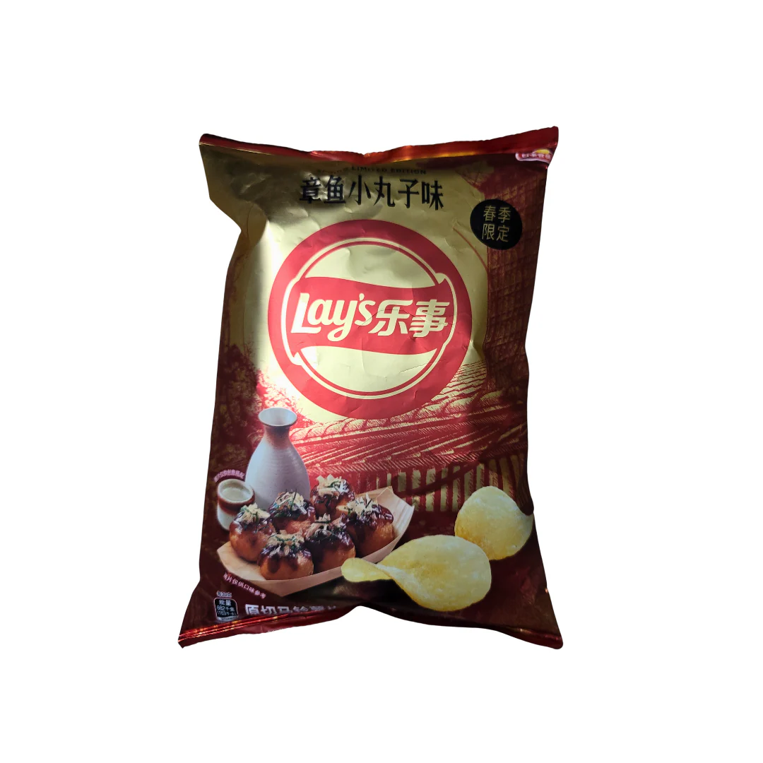 Lays Beef Takoyaki Potato Chips 2.46 Oz