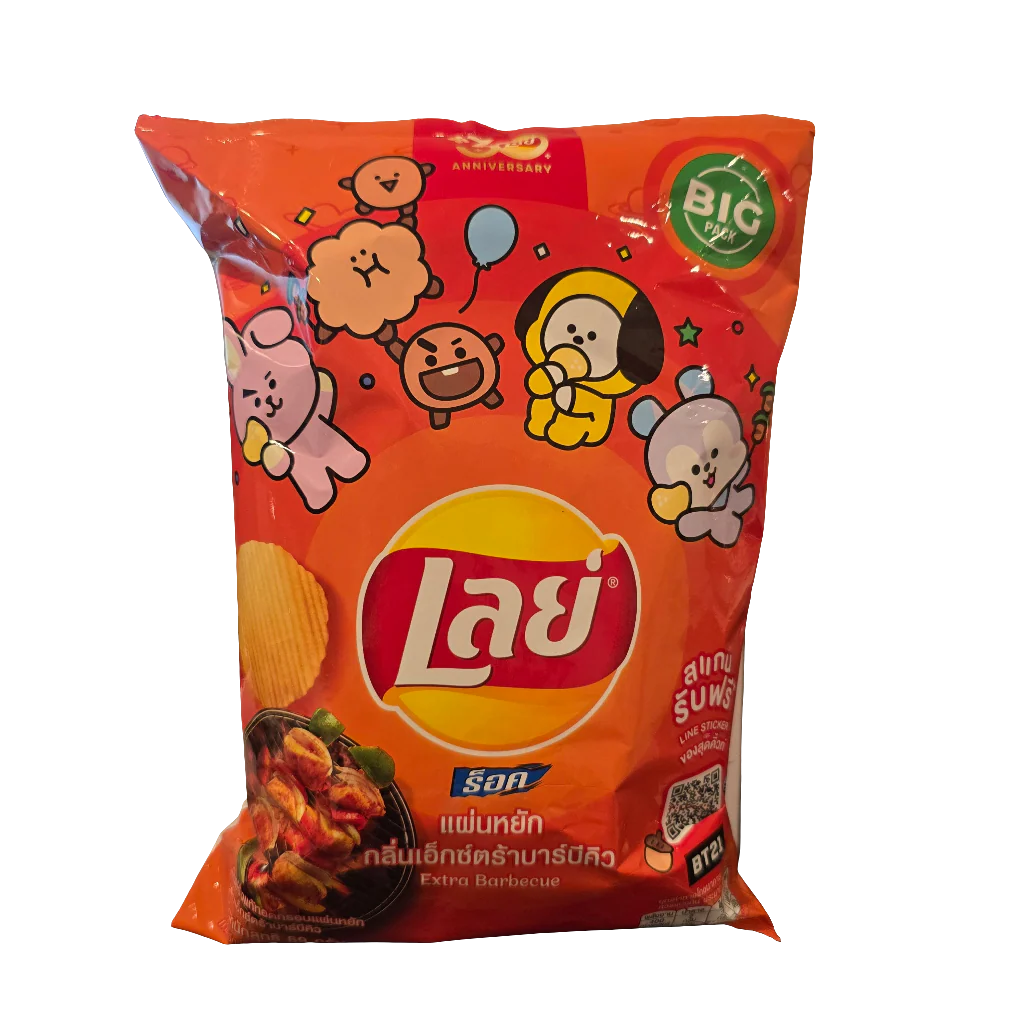 Lays Extra Barbecue Product of Thailand 69 g