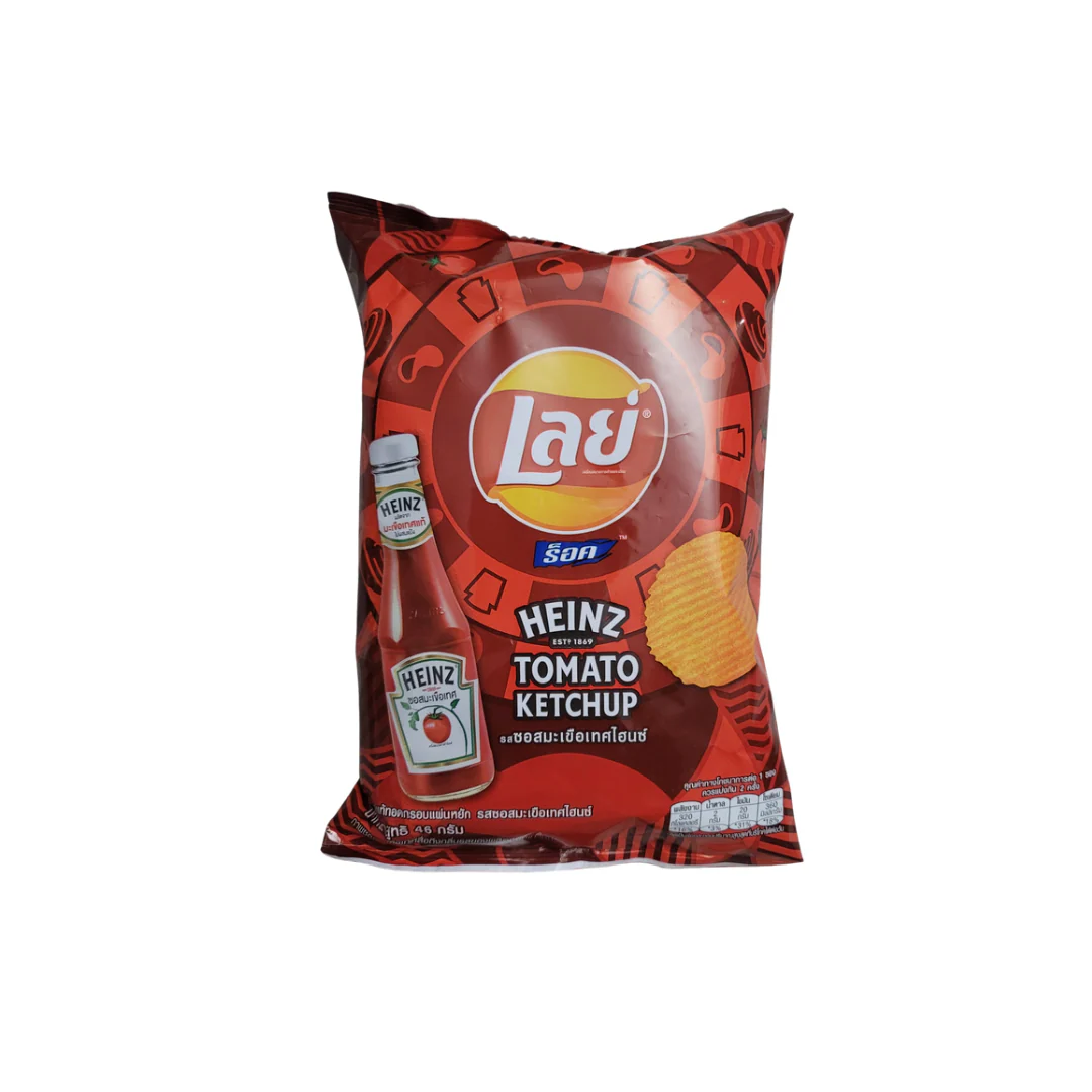 Lays Heinz Tomato Ketchup  Potato Chips 1.41 Oz
