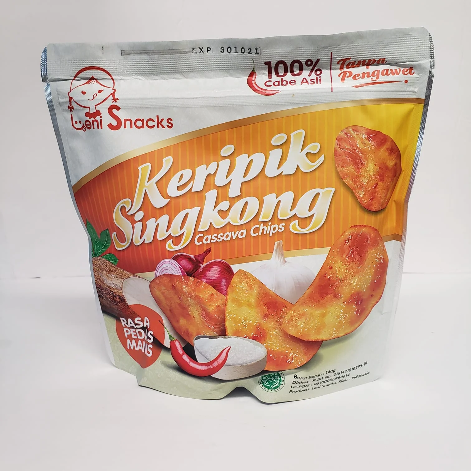 Leni Spicy Cassava Chips 4.9 Oz