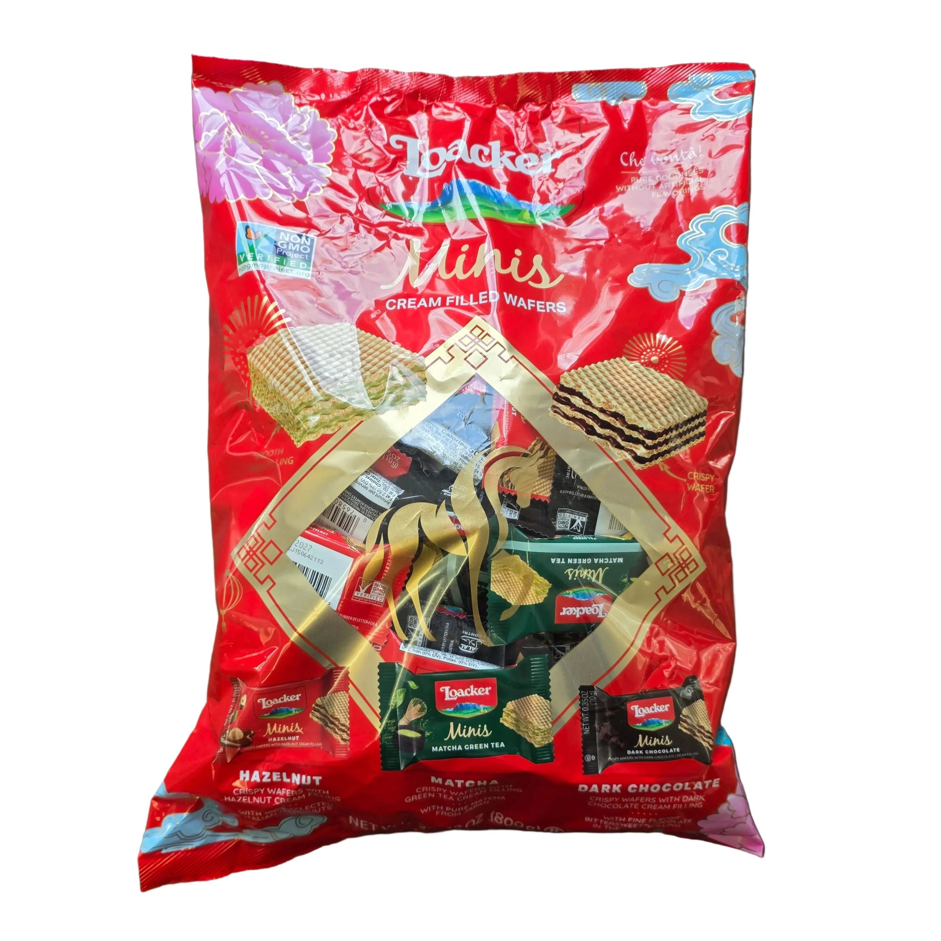 Loacker Minis Variety Pack 28.22oz (800g) Lunar Year Edition