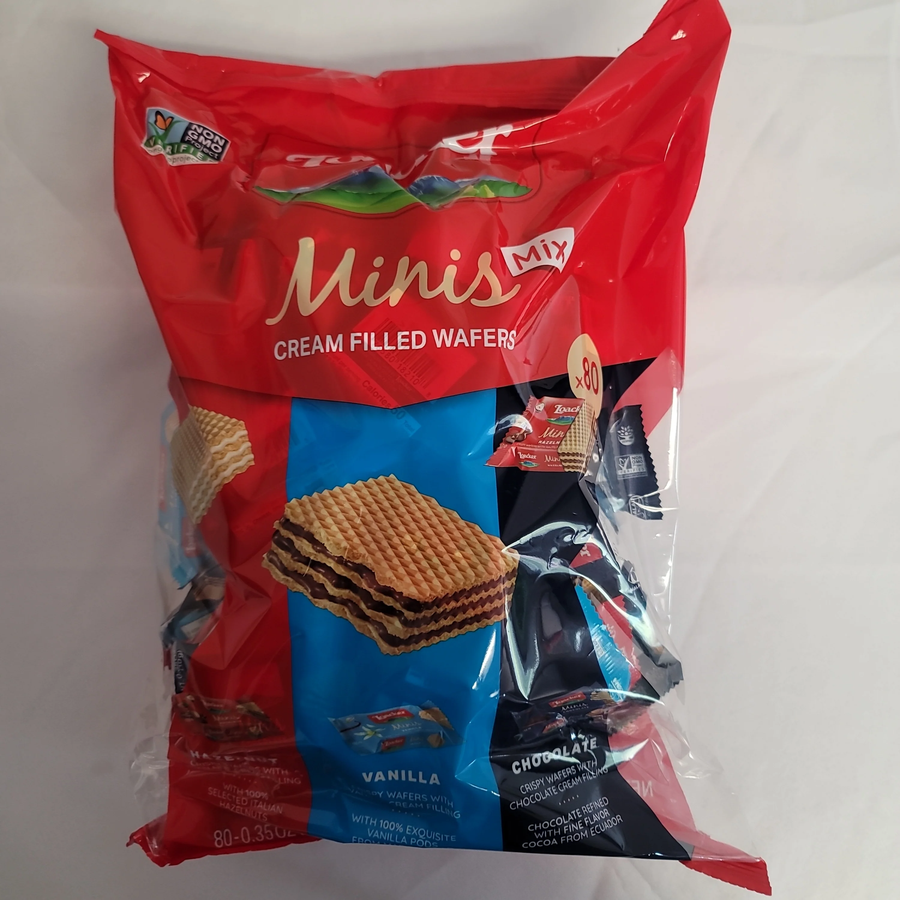 Loacker Wafer MInis Mix (80x10g)