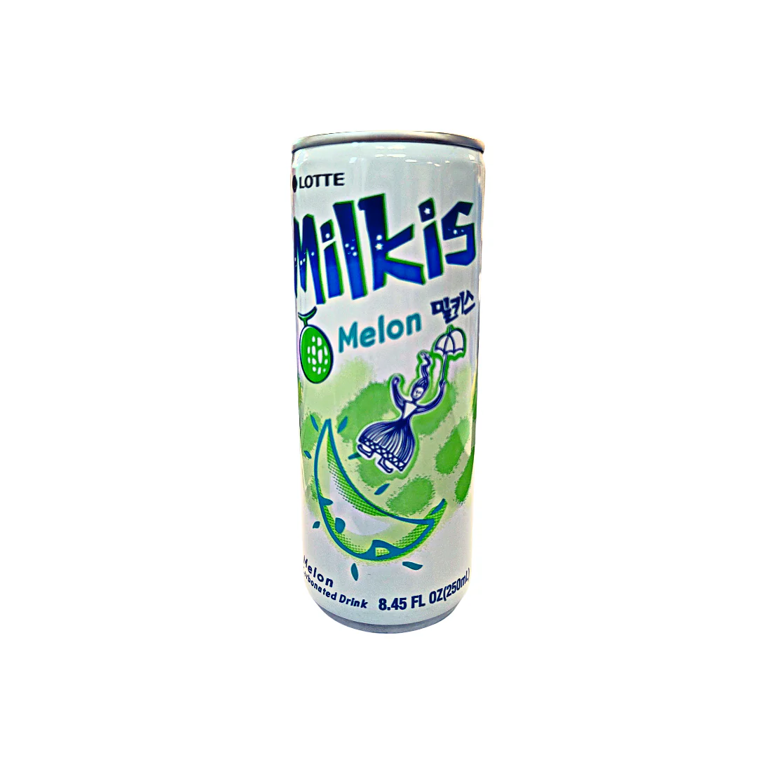Lotte Milkis Melon Carbonated Drink 8.45 fl oz (250 ml)