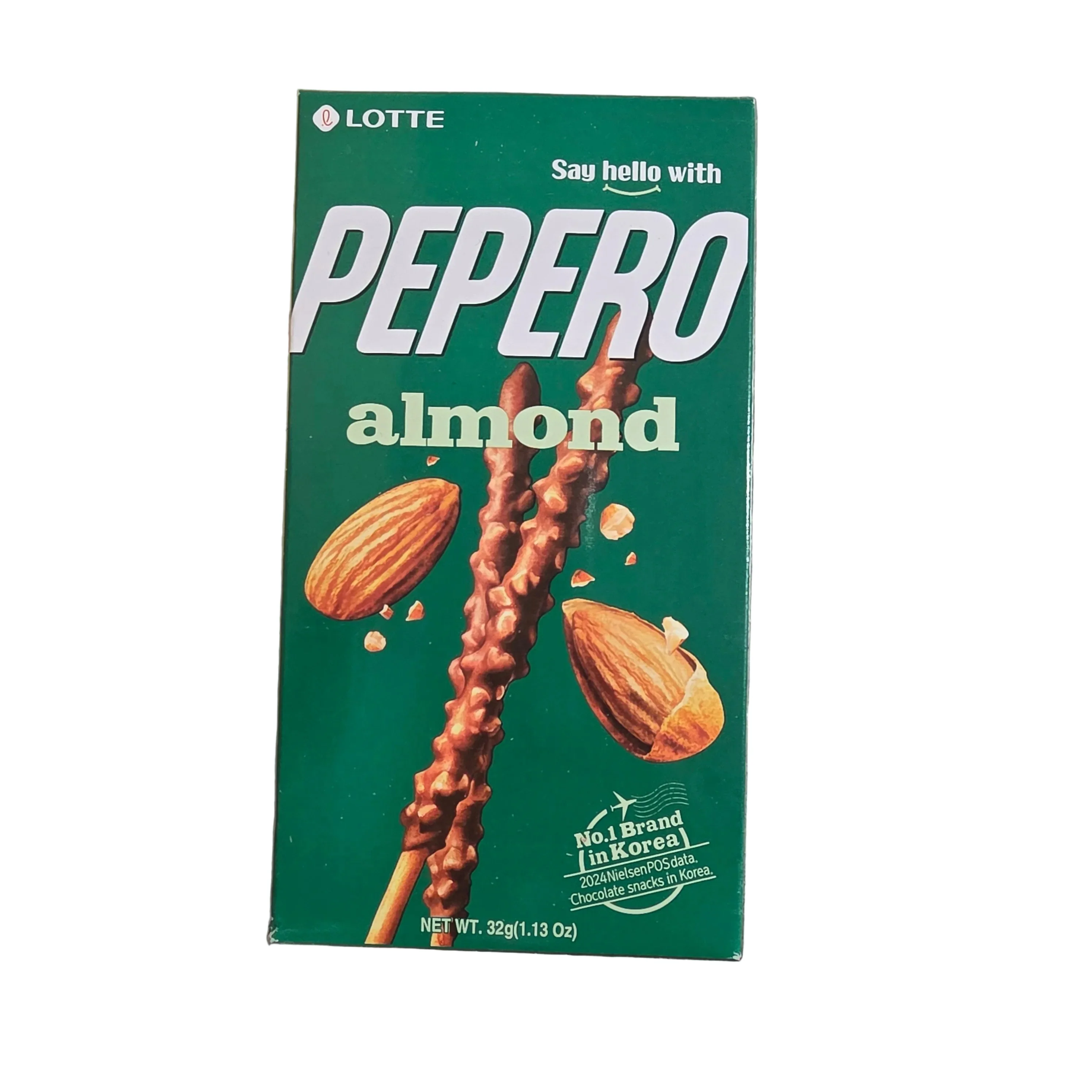 Lotte Pepero Almond  1.13 oz (32g)