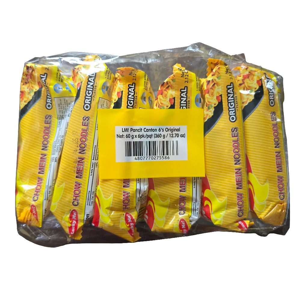 Lucky Me! Pancit Canton Original Flavor 6x 60 g - Image 2